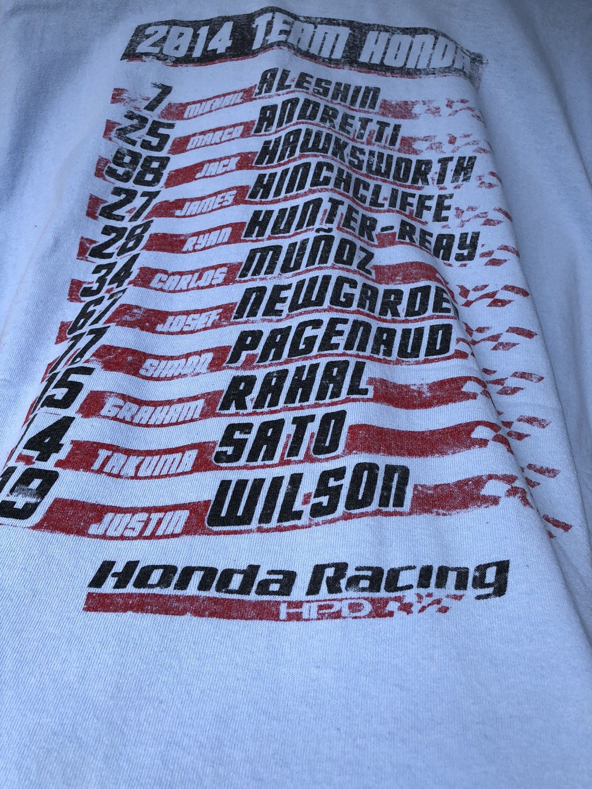 Honda Vintage Y2K Team Honda Racing HPD Tshirt Size US L / EU 52-54 / 3 - 6 Thumbnail