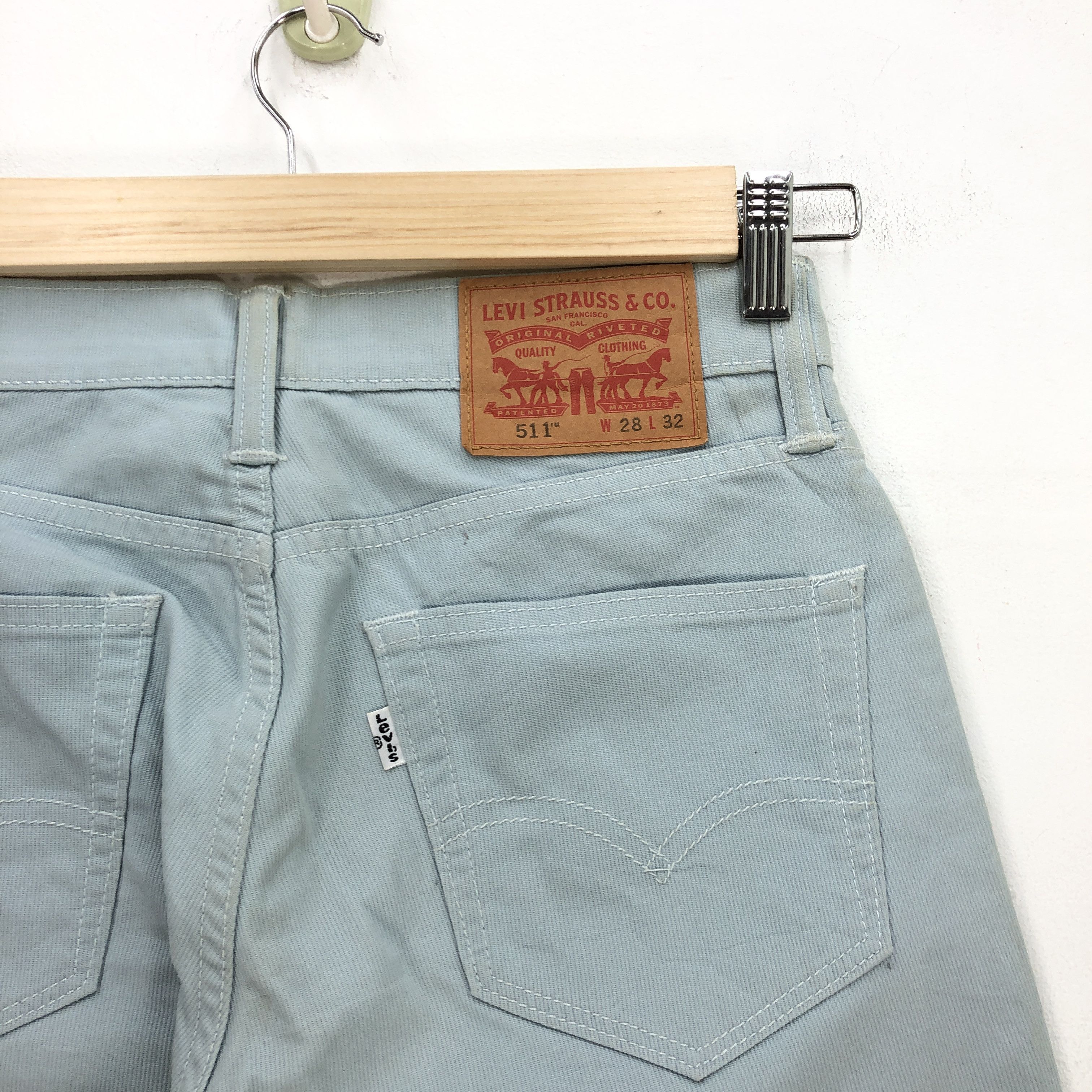 Levi's Vintage Y2K Levis 511 Jeans Blue Slim Fit Levis Skinny Denim Size US 30 / EU 46 - 5 Thumbnail