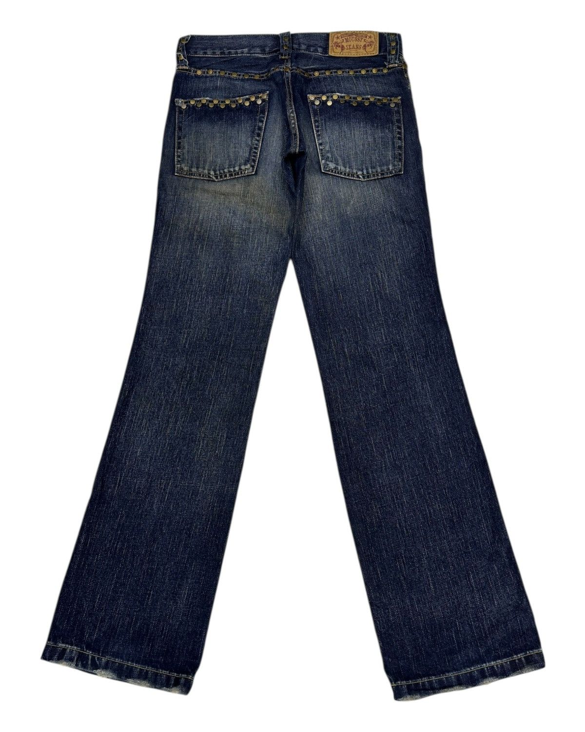 MOUSSY Vintage Flared Jeans Moussy Patches Denim Jean Size 29" - 2 Thumbnail