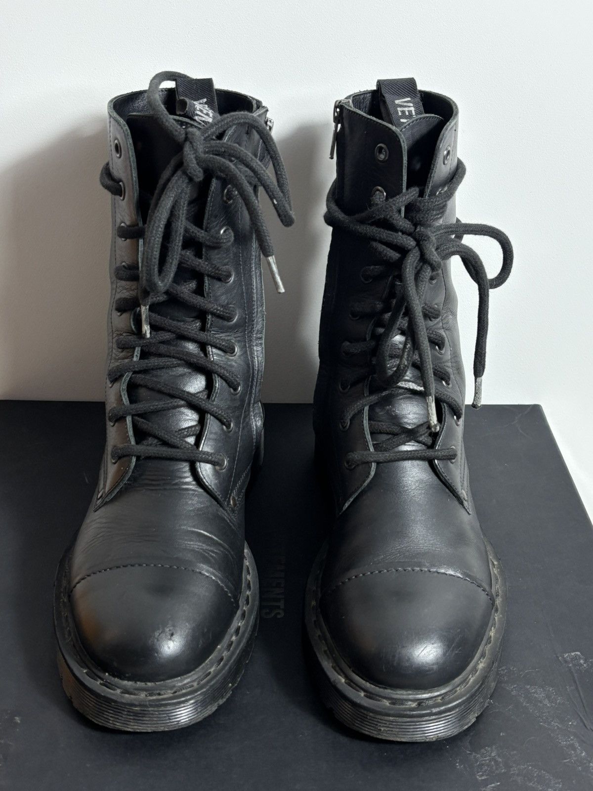 Vetements Vetements Combat Leather Bootd Size US 7 / EU 40 - 5 Thumbnail