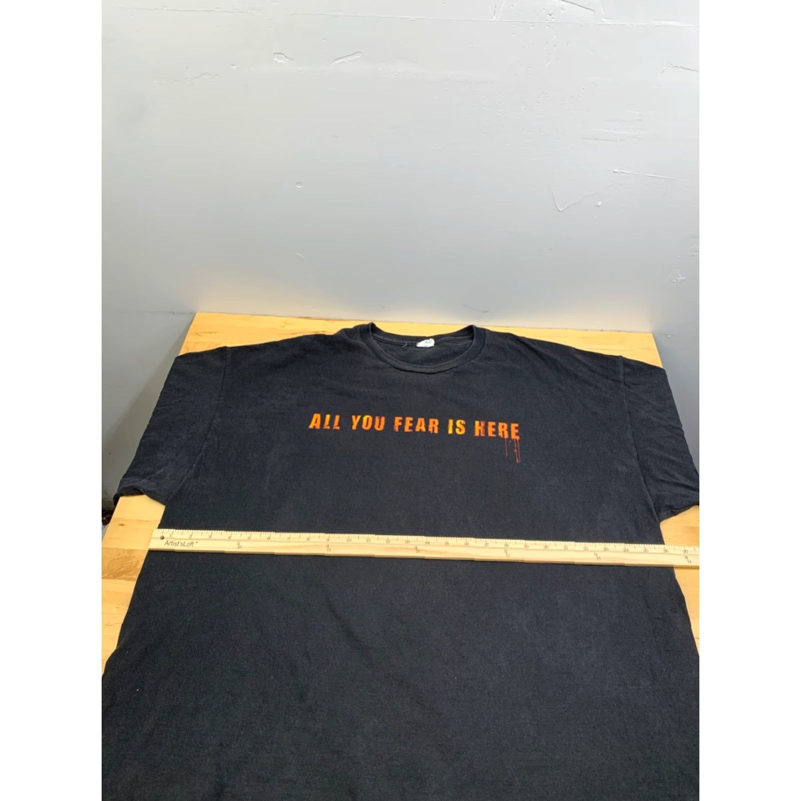 Delta VINTAGE Knotts Scary Farm Halloween Haunt Shirt Mens 2XL Black Horror 11887 Size US XXL / EU 58 / 5 - 7 Thumbnail
