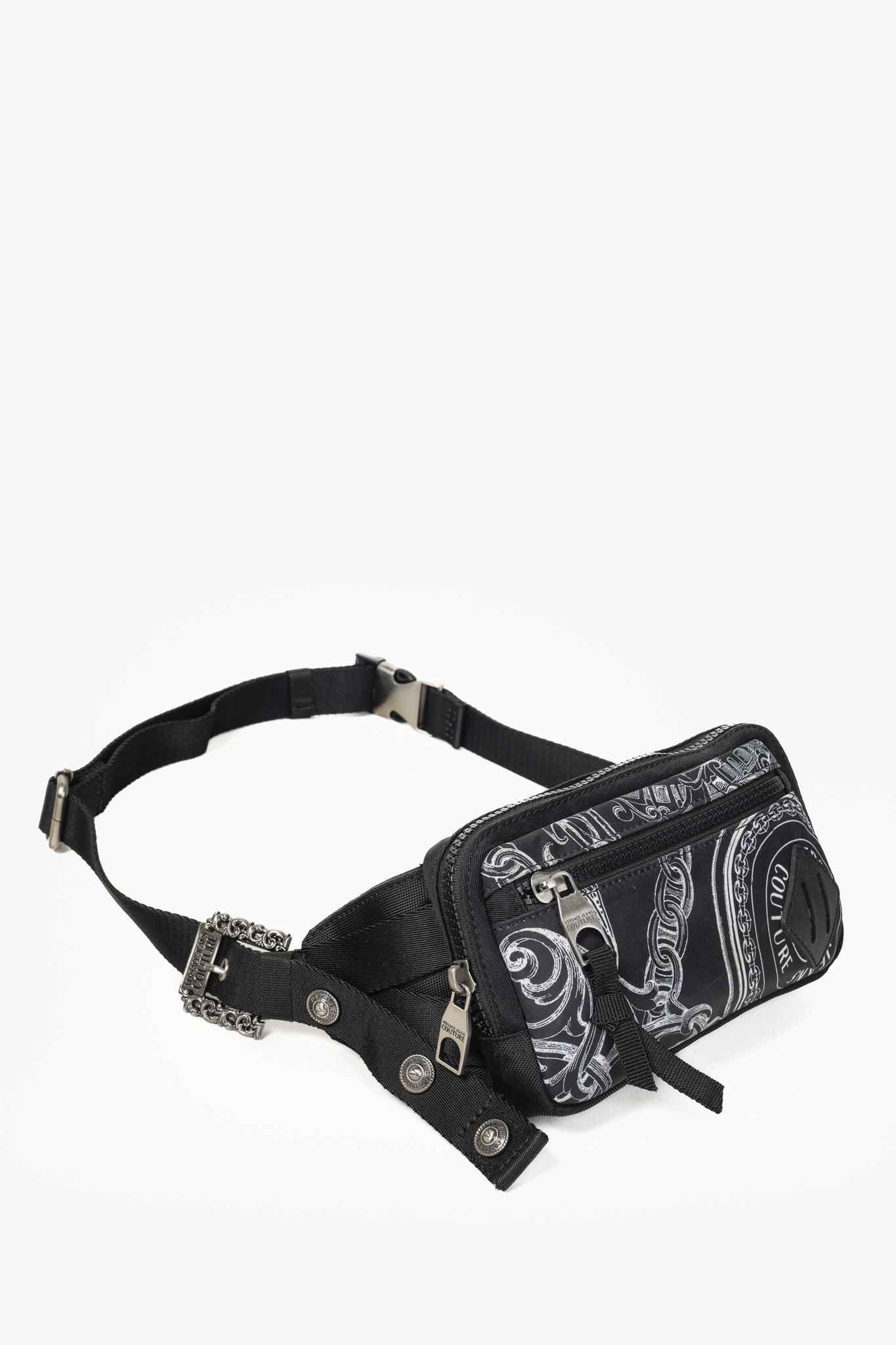 Versace Jeans Couture Versace Jeans Black Belt Bag Size ONE SIZE - 1 Thumbnail