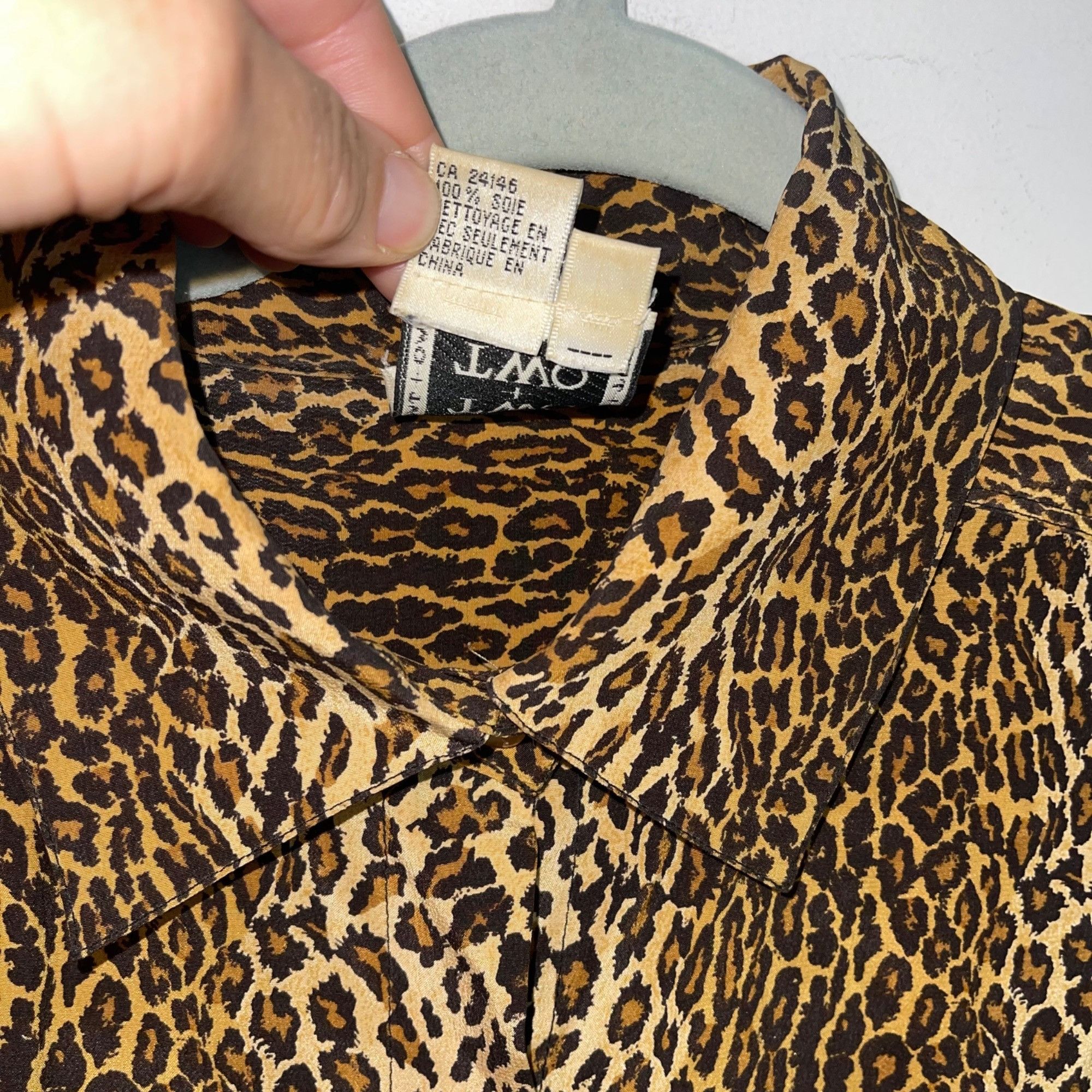 Vintage Two Two Vintage Womens Blouse Size Medium Brown Size M / US 6-8 / IT 42-44 - 4 Thumbnail