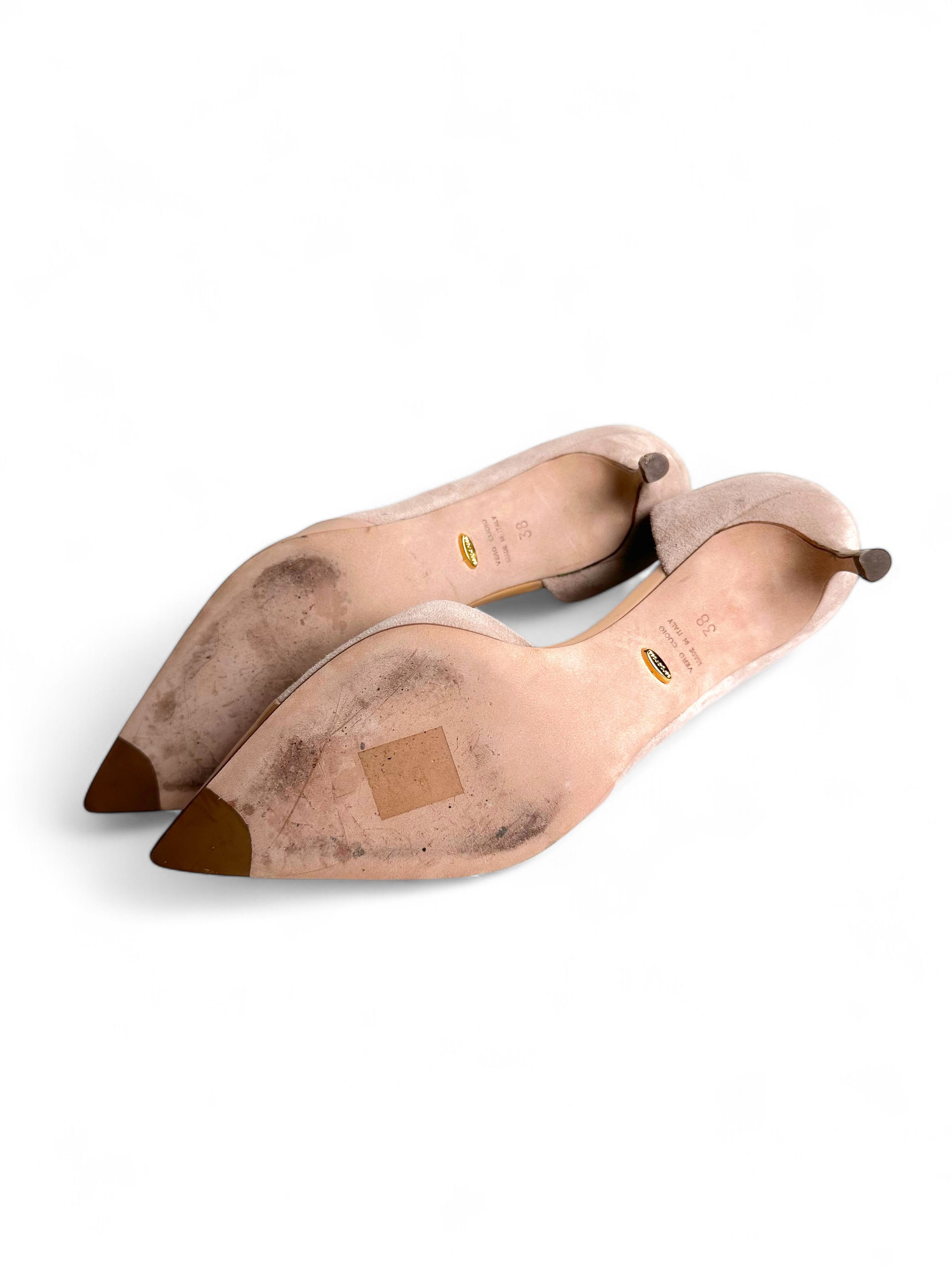 Sergio Rossi Sergio Rossi Seude Leather Heels eu38 Size US 8 / IT 38 - 9 Thumbnail