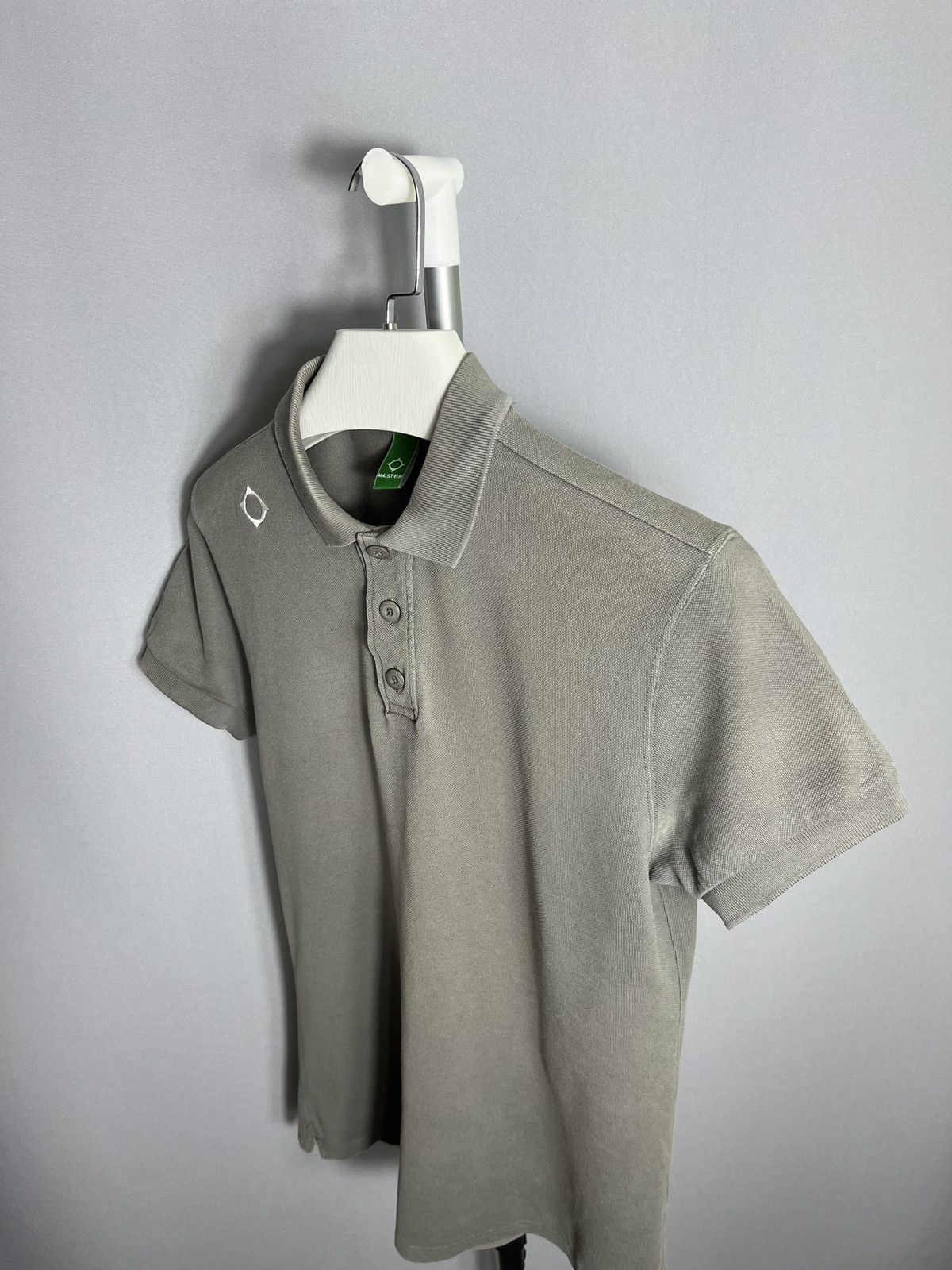 MA.STRUM Ma.Strum Short Sleeve Polo Shirt Grey Cotton Men’s Casual Size US S / EU 44-46 / 1 - 2 Thumbnail