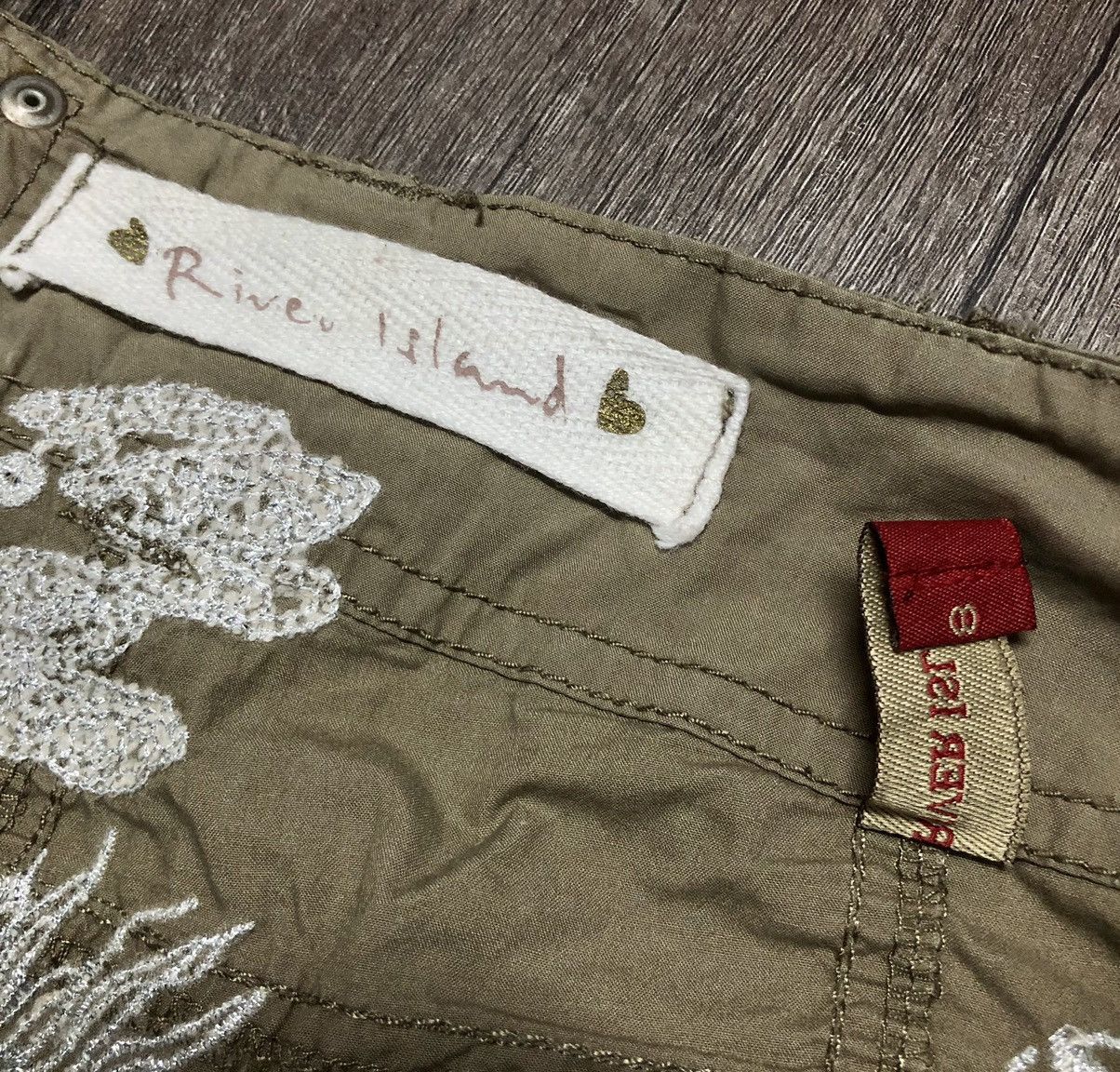 Designer × River Island River Island Cargo Pants Dragon Sukajan Design (Unisex) Size US 32 / EU 48 - 21 Thumbnail