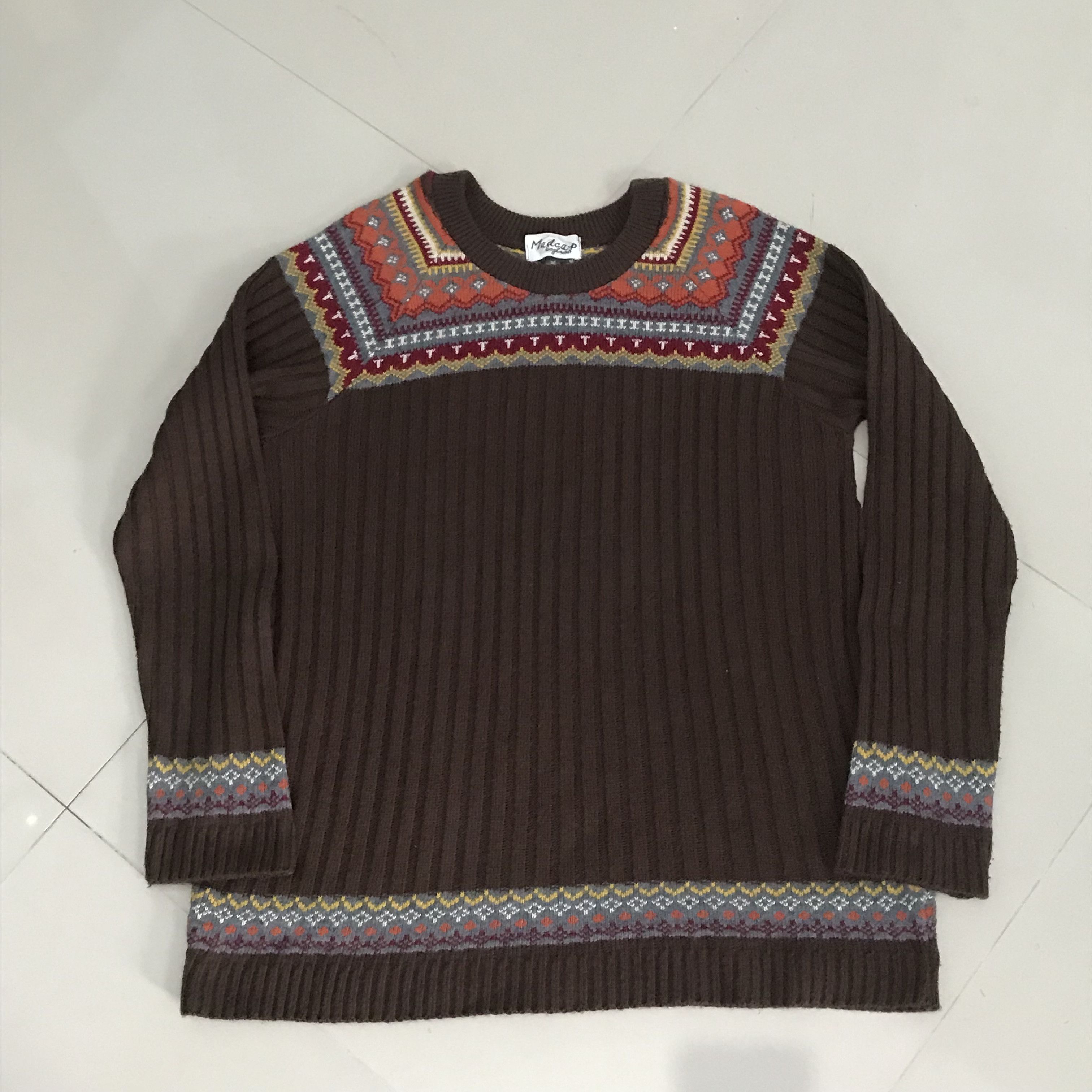 Other UK MADCAP ENGLAND ‘THUMBCATCH’ MENS RETRO SEVENTIES INDIE Size US L / EU 52-54 / 3 - 2 Thumbnail