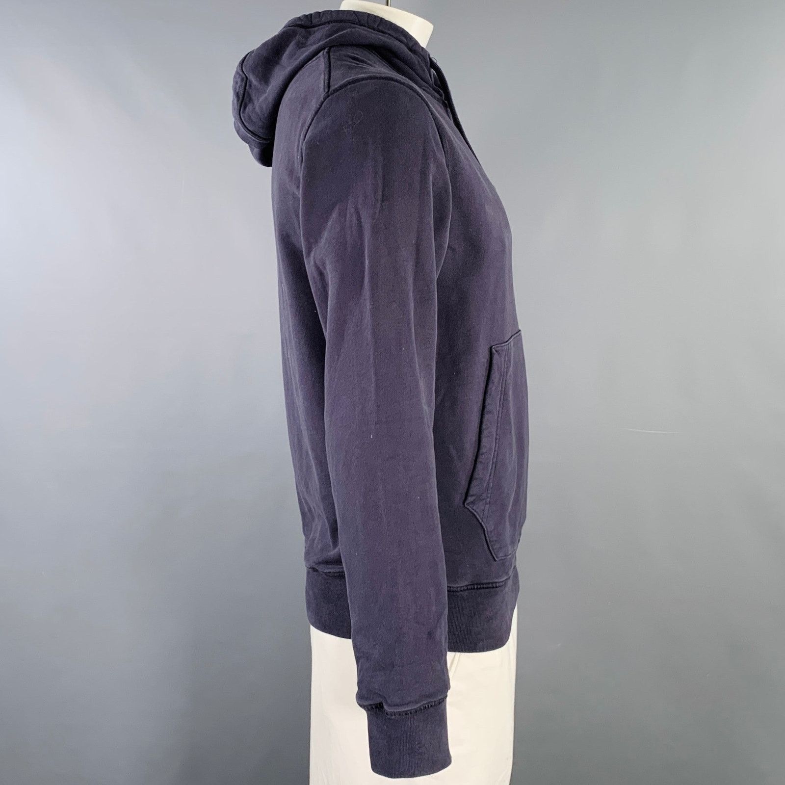 Stone Island STONE ISLAND Size L Grey Blue Cotton Hooded Sweatshirt Size US L / EU 52-54 / 3 - 3 Thumbnail