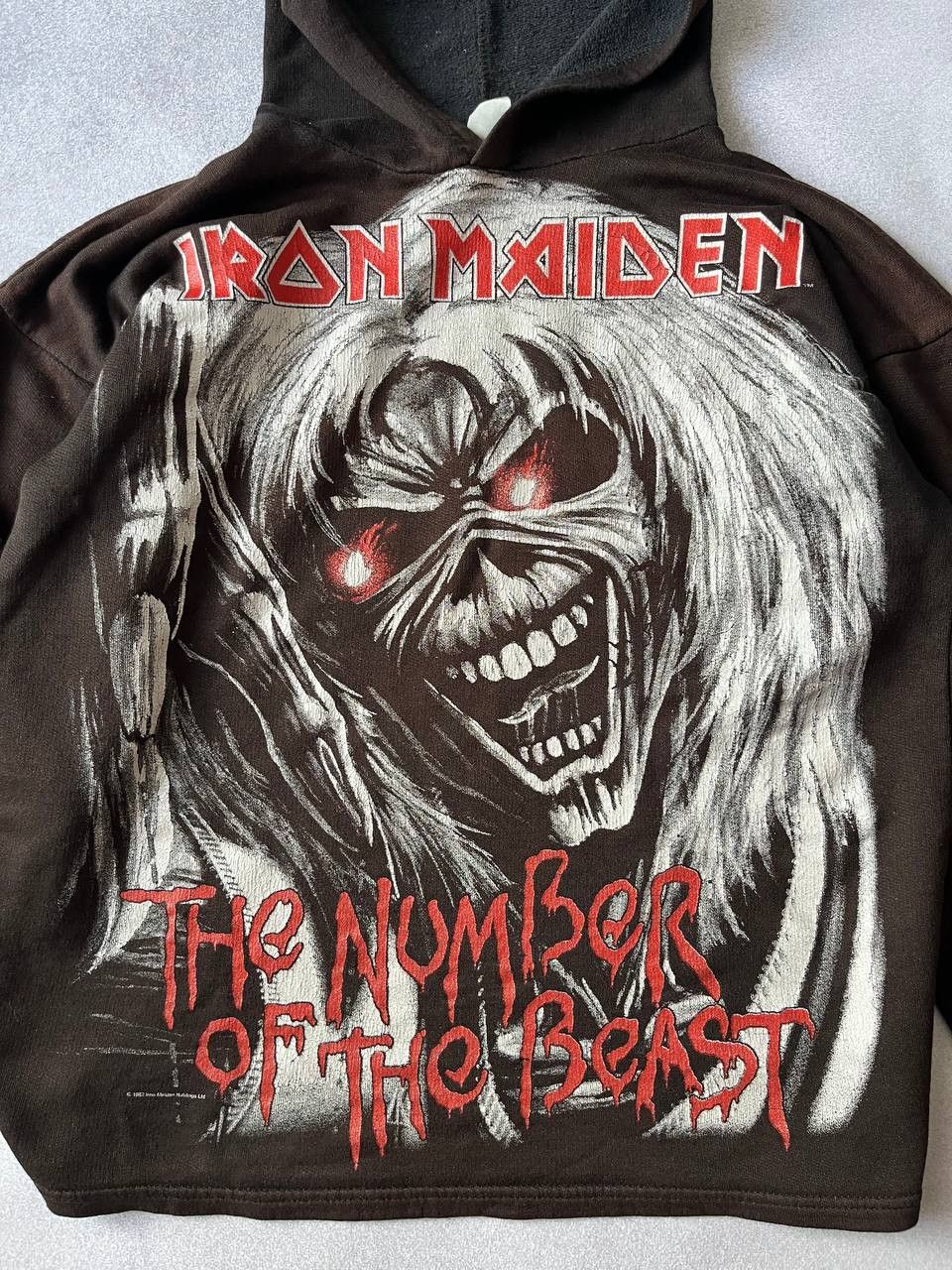Iron Maiden 1982 Iron Maiden The Number Of The Beast Hoodie M Size US M / EU 48-50 / 2 - 4 Thumbnail