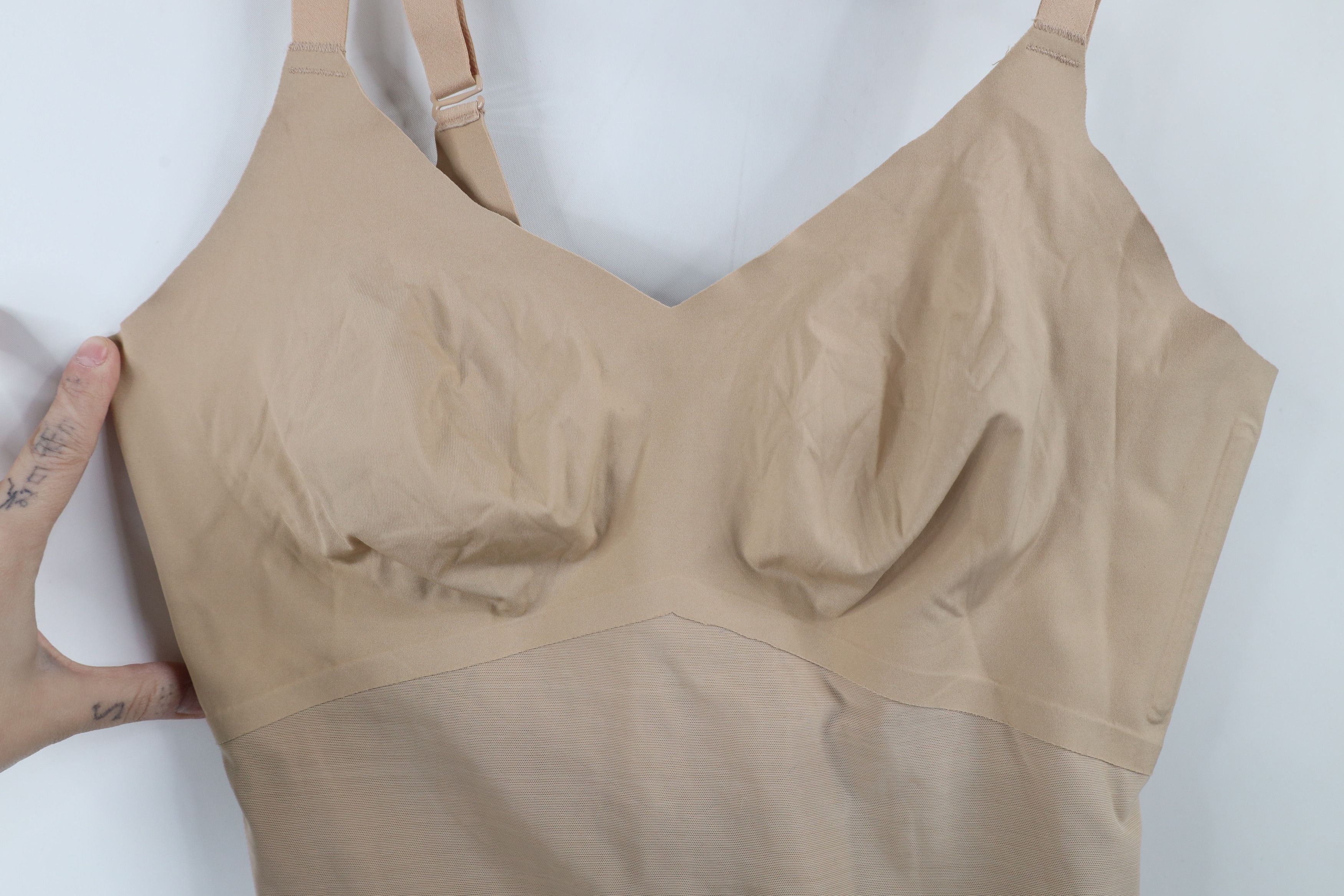 Vintage New Honeylove Shapewear Shaping Cami Bodysuit Nude Beige Size L / US 10 / IT 46 - 4 Thumbnail
