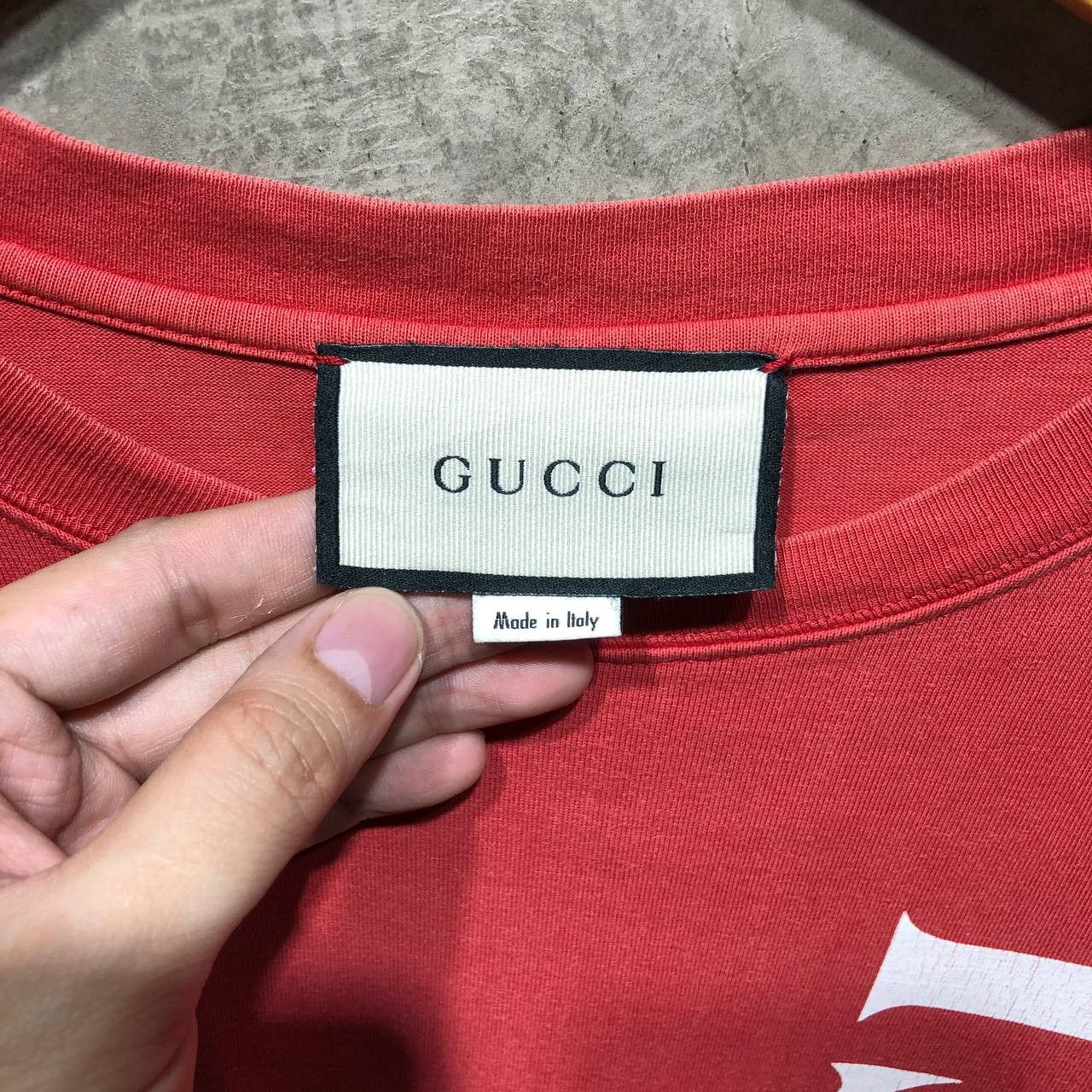 Gucci Gucci Vertical Logo tee Size US M / EU 48-50 / 2 - 5 Thumbnail