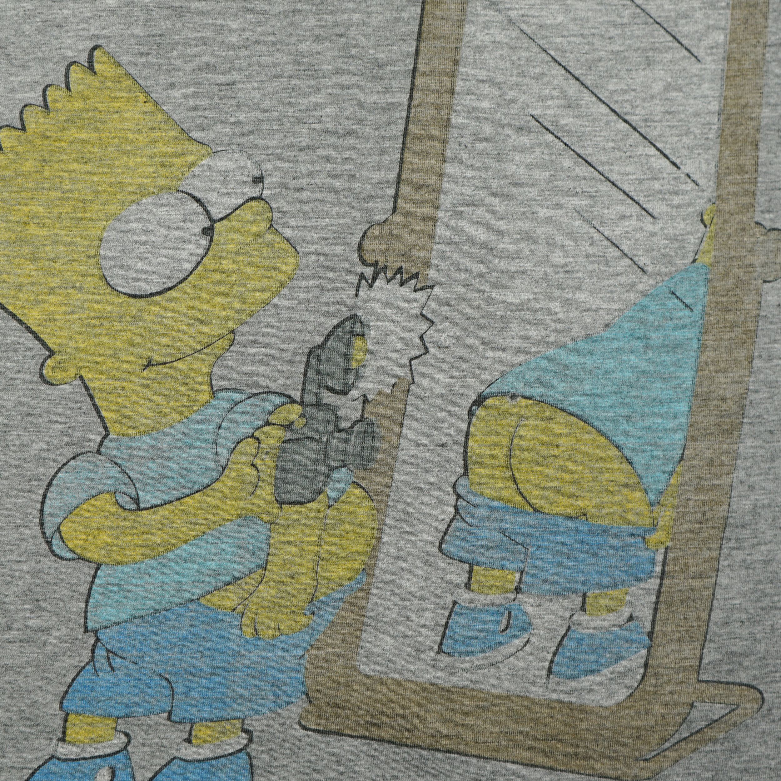 Cartoon Network × The Simpsons × Vintage 1999 Homer Simpson and Mirror T-Shirt Size US XL / EU 56 / 4 - 8 Thumbnail