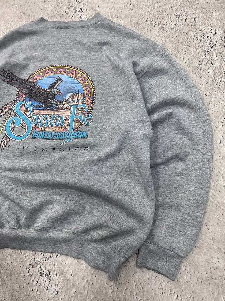 Harley Davidson × Vintage Crazy Vintage 90s Harley Davidson Sweatshirt Heavyweight Size US L / EU 52-54 / 3 - 12 Thumbnail