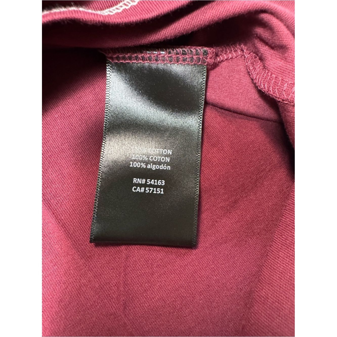 Karl Lagerfeld NWT New KARL LAGERFELD PARIS Shiny K Logo T-Shirt In Wine S Size US L / EU 52-54 / 3 - 8 Thumbnail