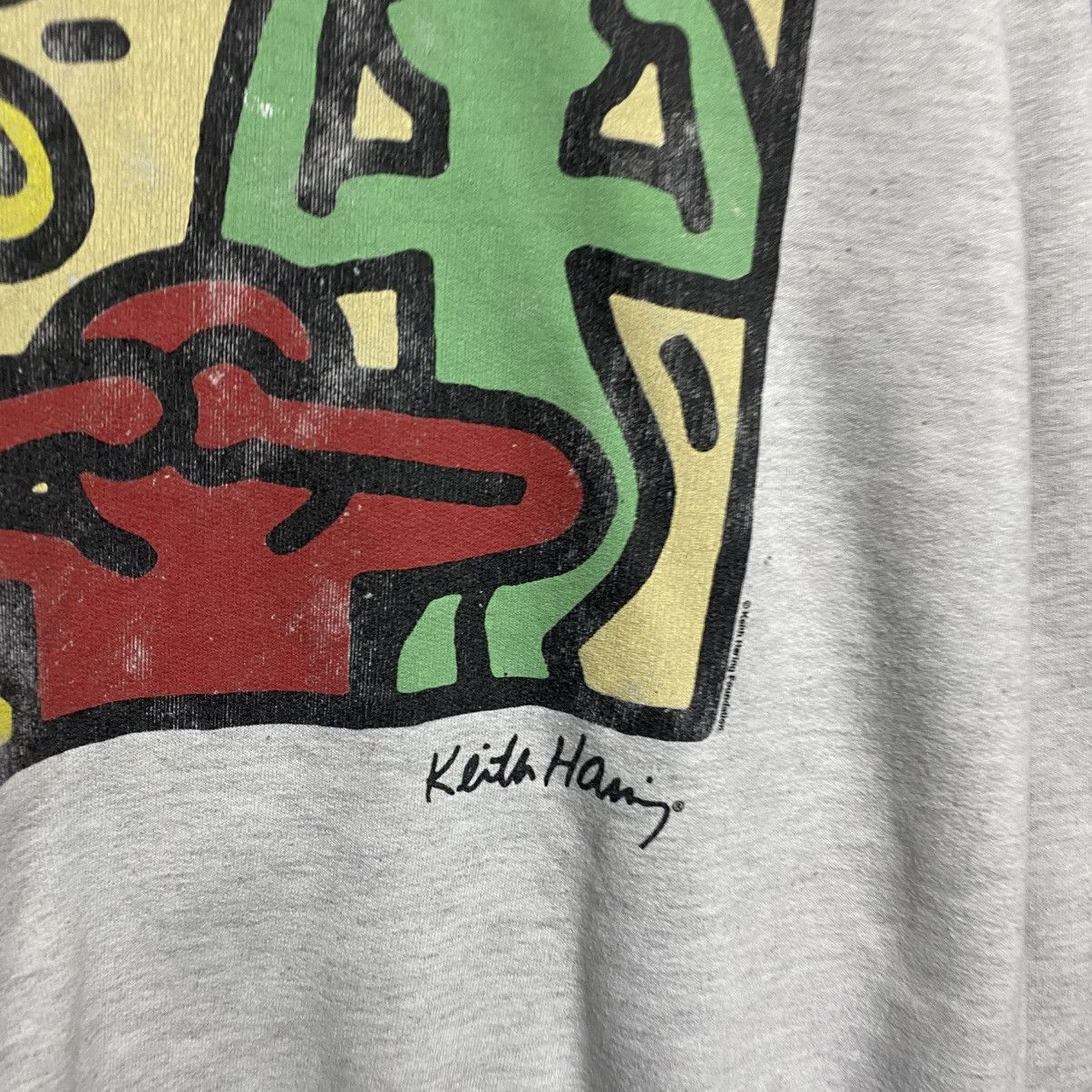 Keith Haring Vintage Keith Haring Big Logo designer 90’s rare sweatshirt Size US M / EU 48-50 / 2 - 3 Thumbnail