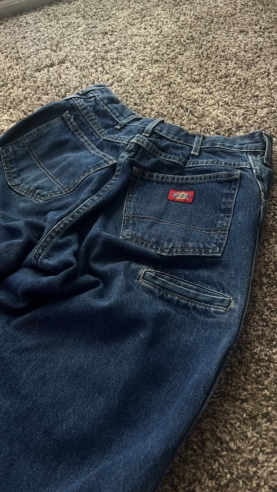 Dickies × Vintage Vintage Dickies Double knee workwear jeans pants Size US 36 / EU 52 - 4 Thumbnail