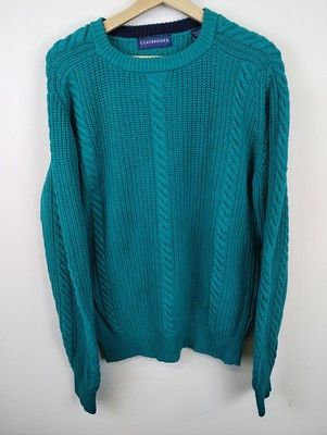 Vintage Vintage 90s Cableknit Sweater Claybrooke Braided Sweater Size M Size US M / EU 48-50 / 2 - 1 Thumbnail