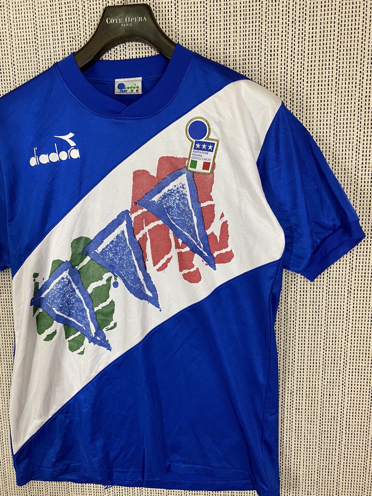 RETRO VINTAGE 1993-94 ITALY TRANNING JERSEY DIADORA‼️