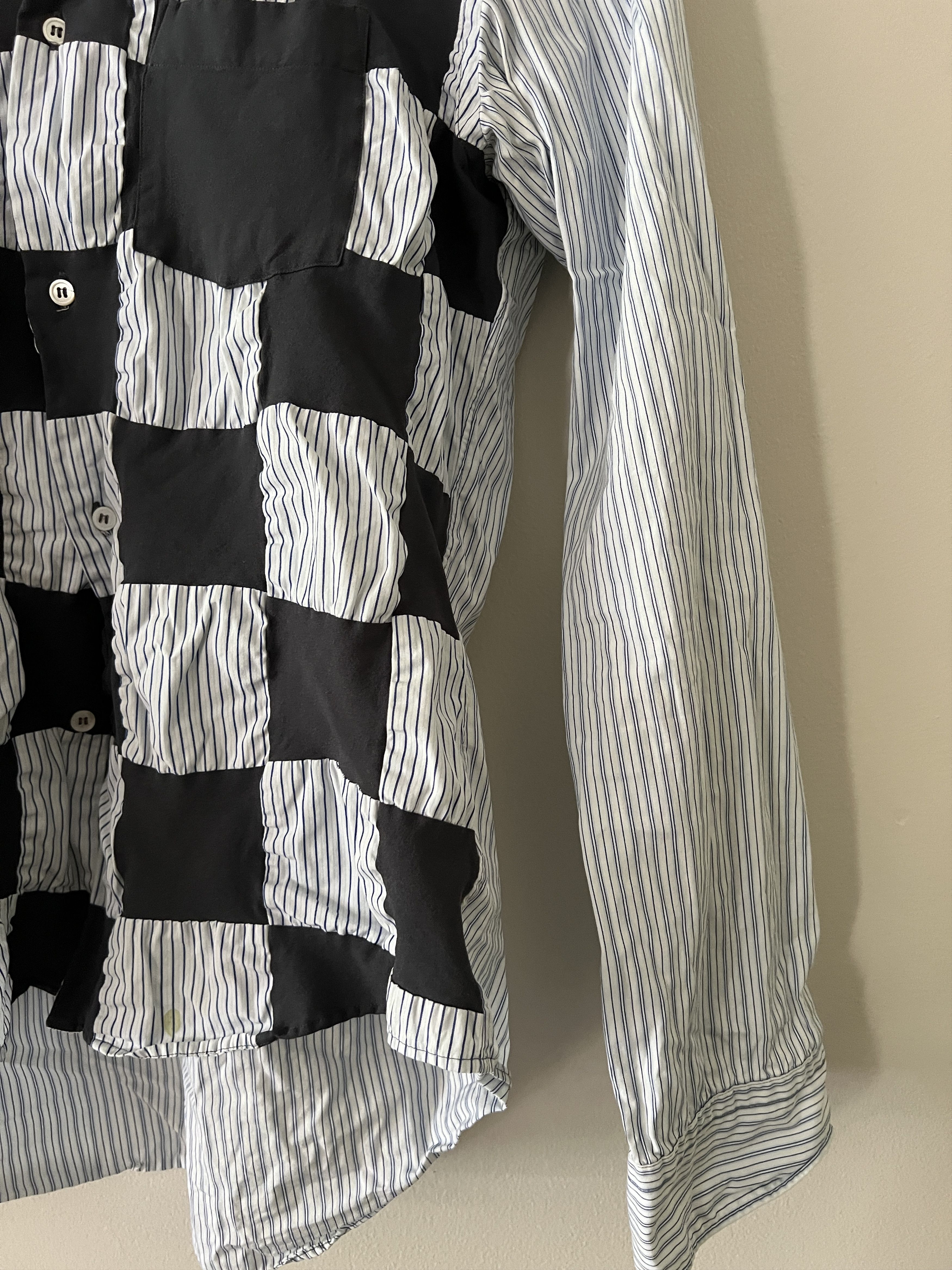 Comme des Garcons Homme Deux Comme Des Garcons, Homme Deux patchwork shirt Size US M / EU 48-50 / 2 - 3 Thumbnail