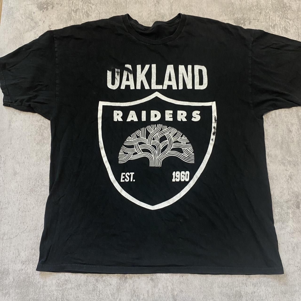 Other Oakland Raiders black and white cotton tee Size US XL / EU 56 / 4 - 1 Thumbnail