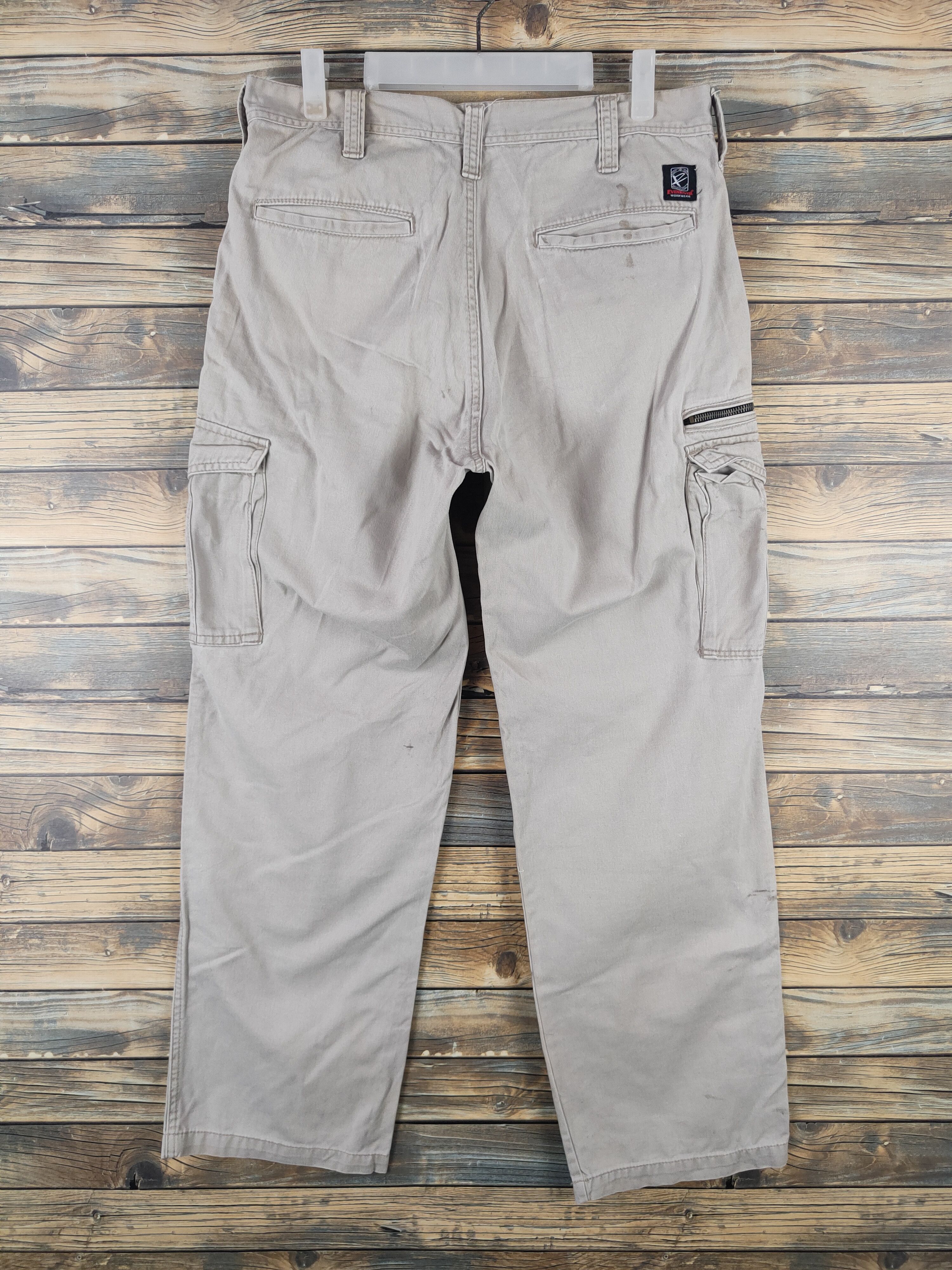 Japanese Brand DL Evenriver Gray Multipocket Cargo Pants #sp46-262T Size US 32 / EU 48 - 7 Thumbnail