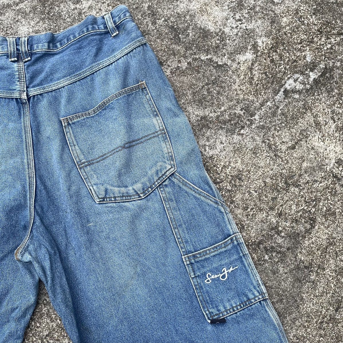 If Six Was Nine Crazy Vintage Baggy Y2K Sean John Carpenter Jeans Size US 38 / EU 54 - 3 Thumbnail