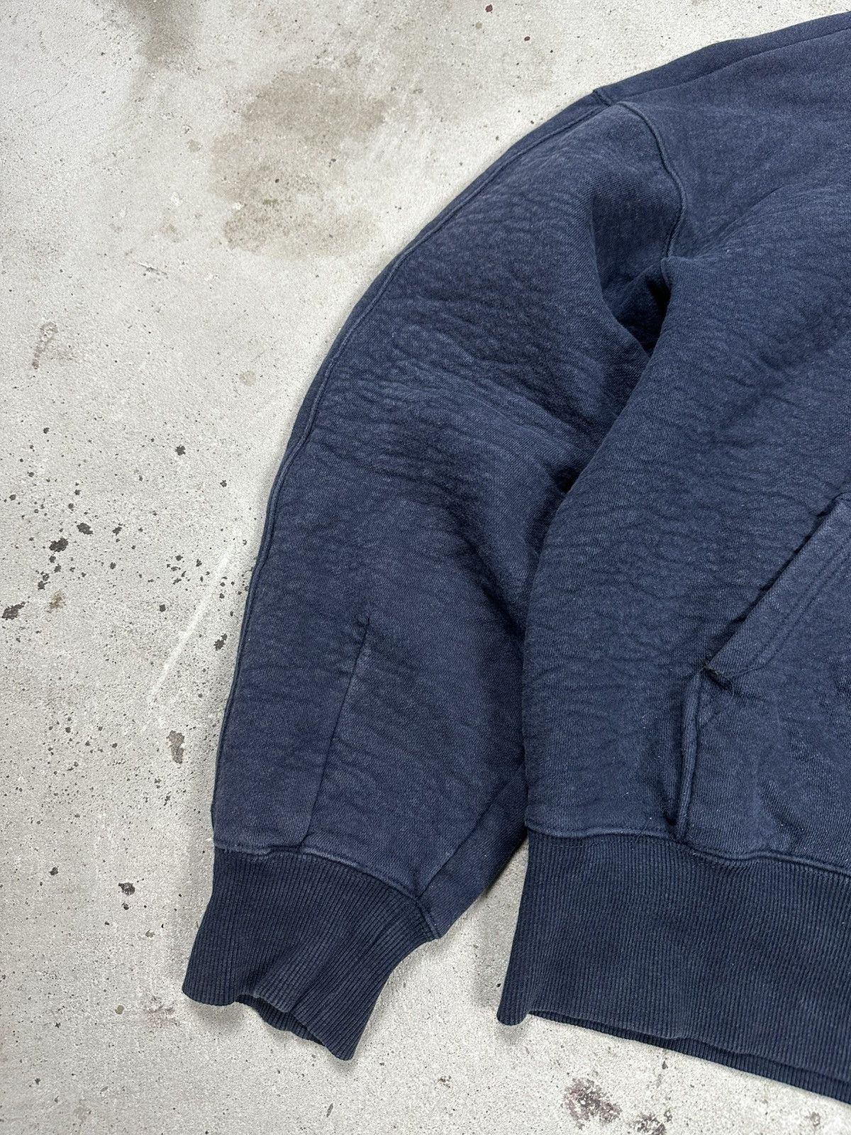 Ader Error Ader Error Navy Boxy Camel Hoodie Center Logo Size US S / EU 44-46 / 1 - 3 Thumbnail