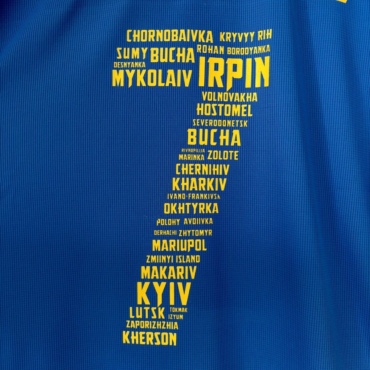 Joma 2020 2022 GAME ISSUE Ukraine National Dovbyk Soccer Jersey L Size US L / EU 52-54 / 3 - 11 Thumbnail