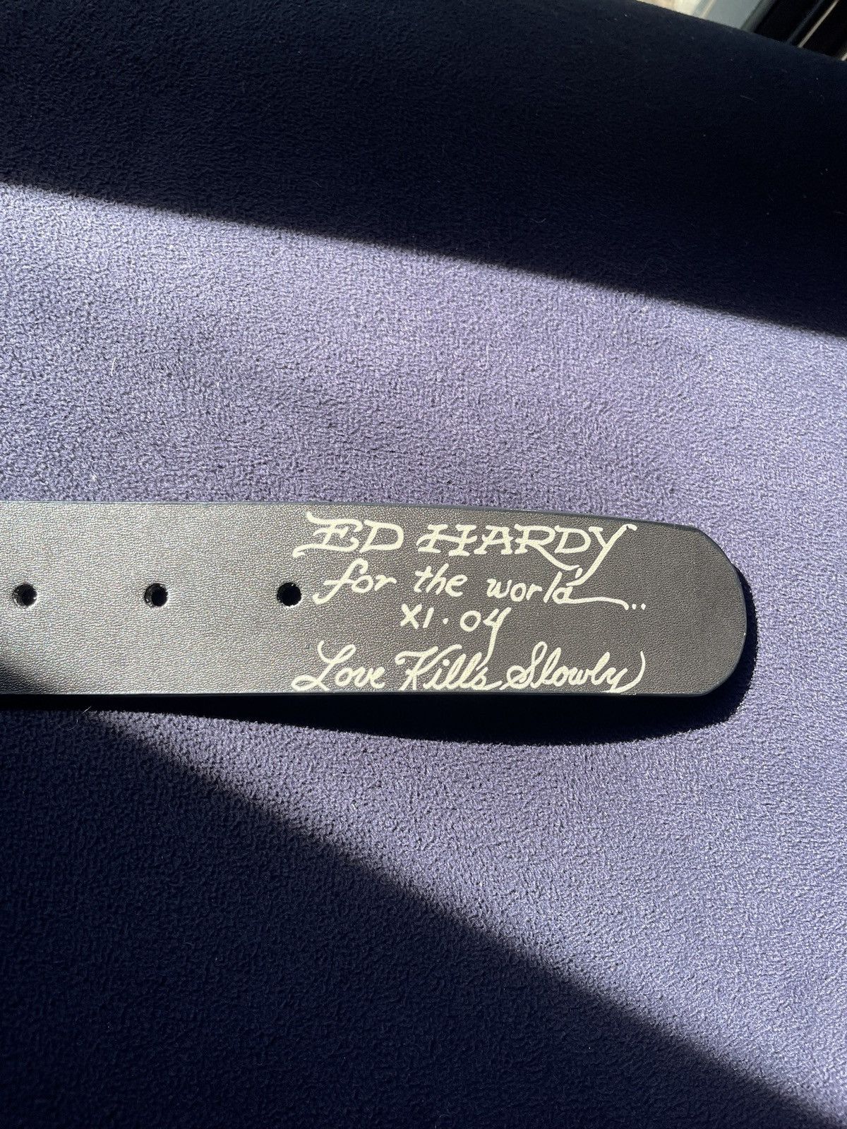 Ed Hardy Ed Hardy Love Kills Belt Size 38 - 7 Thumbnail