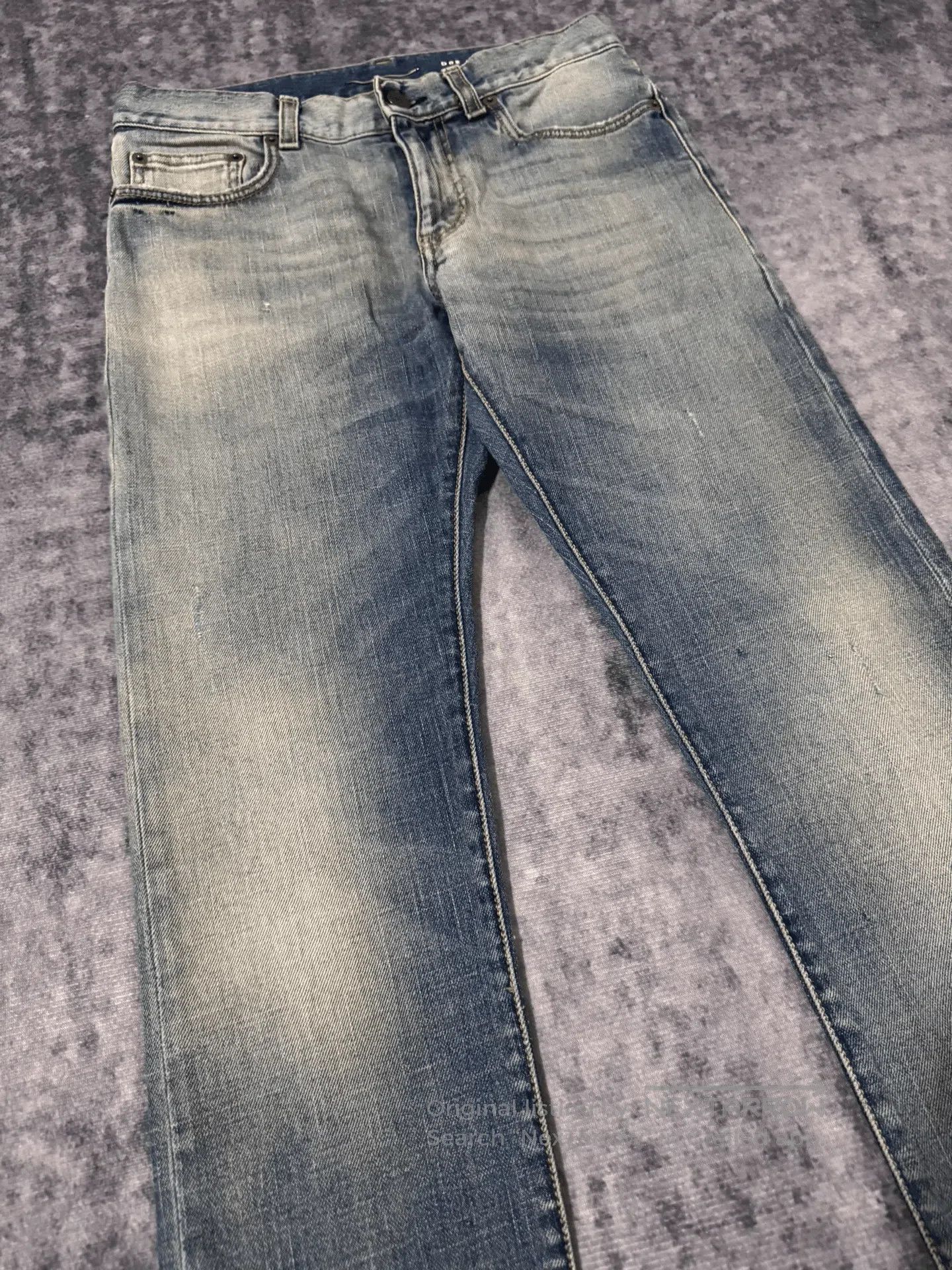 Saint Laurent Paris Saint Laurent Blue Denim Pants. Size US 28 / EU 44 - 3 Thumbnail