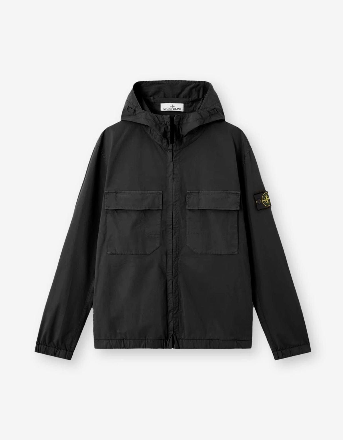 Stone Island Stone Island Black Anti-drop Hooded Jacket Size US S / EU 44-46 / 1 - 1 Thumbnail