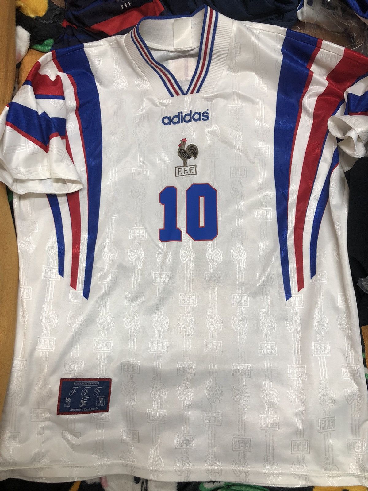 France Euro 1996 away shirt #10 Zidane