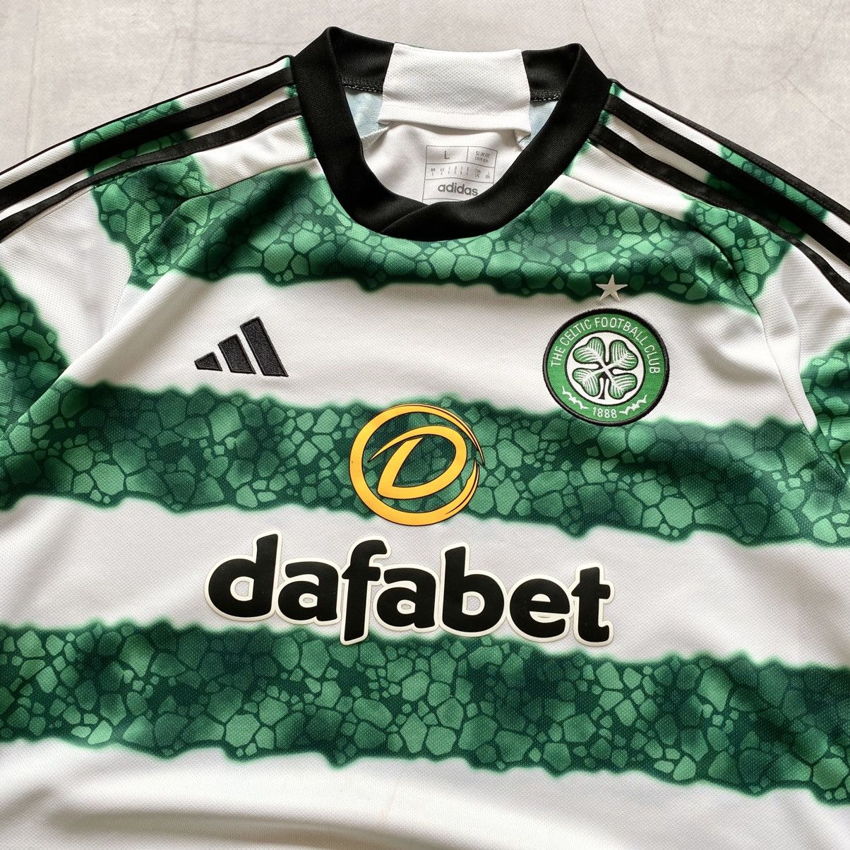 Adidas ☘️ Adidas FC CELTIC 2023 White/Green Soccer Jersey Shirt Size US L / EU 52-54 / 3 - 2 Thumbnail