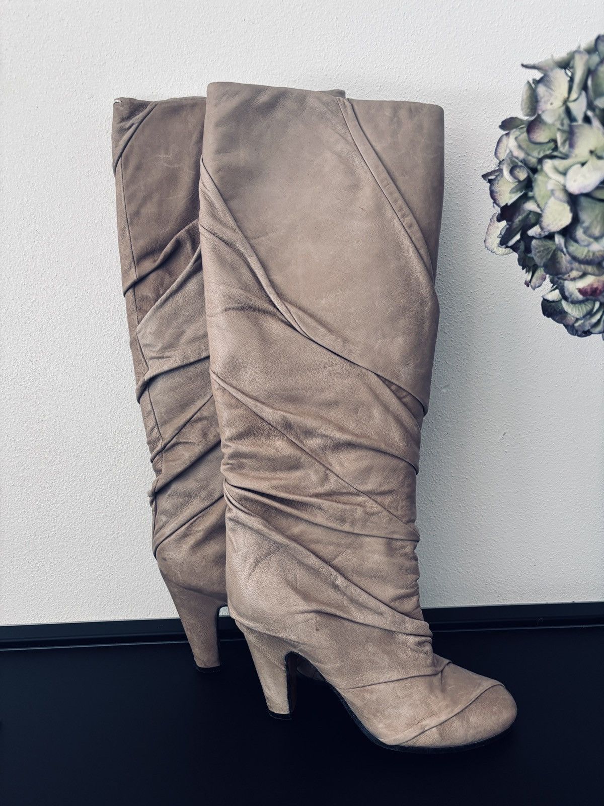 Marilyn Manson Draped boots high heels Size US 8 / IT 38 - 2 Thumbnail