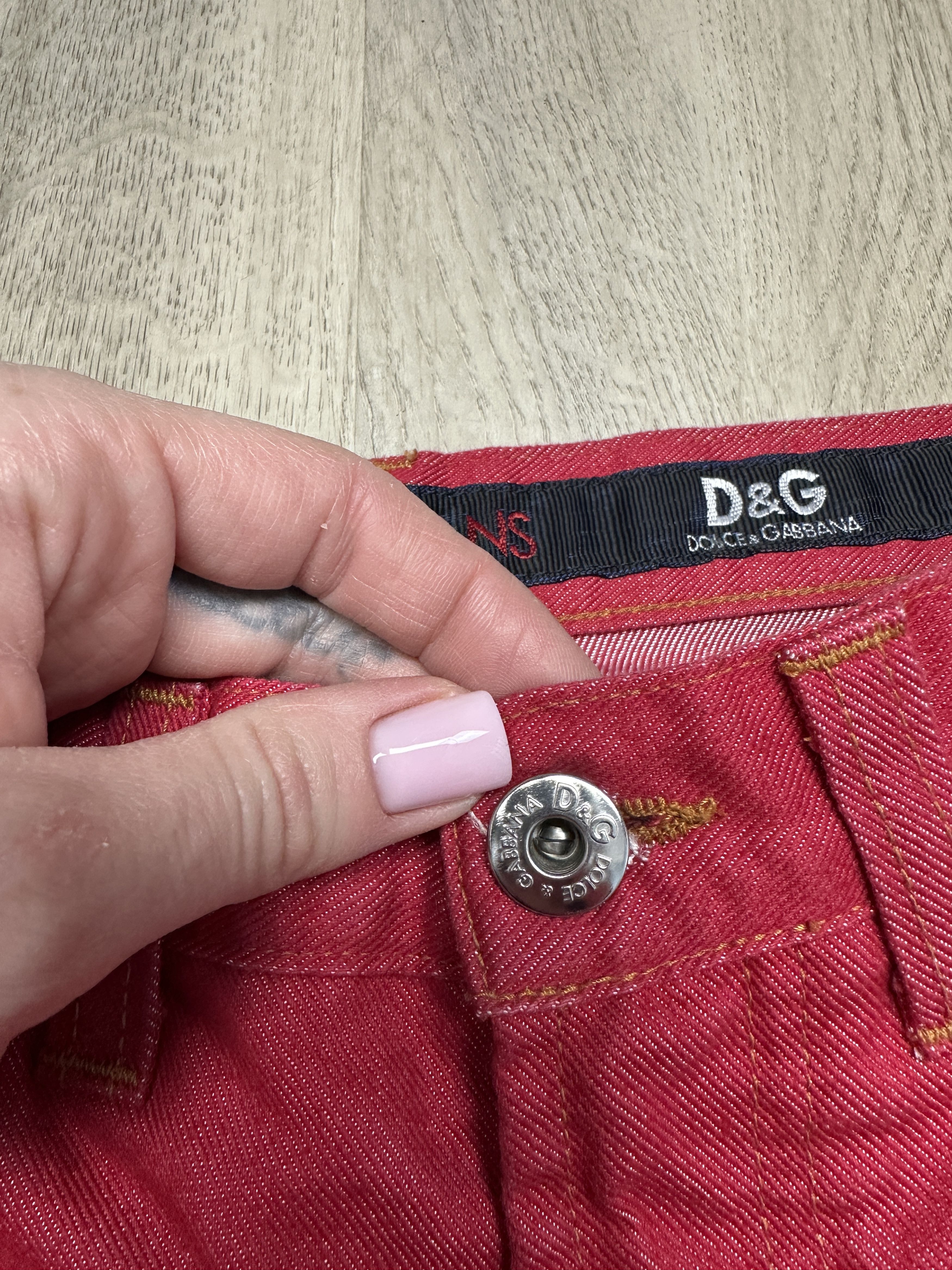Dolce & Gabbana Dolce & Gabbana Vintage Womens Denim Pants Jeans Size 27" / US 4 / IT 40 - 7 Thumbnail