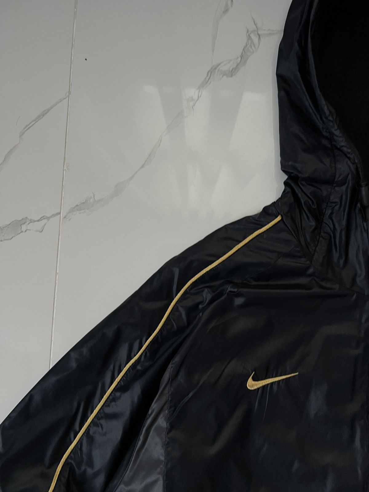 Nike × Vintage 90’s NIKE GORPCORE SLEEVE SPELLOUT LOGO SWOOSH Y2K JACKET Size US XL / EU 56 / 4 - 3 Thumbnail