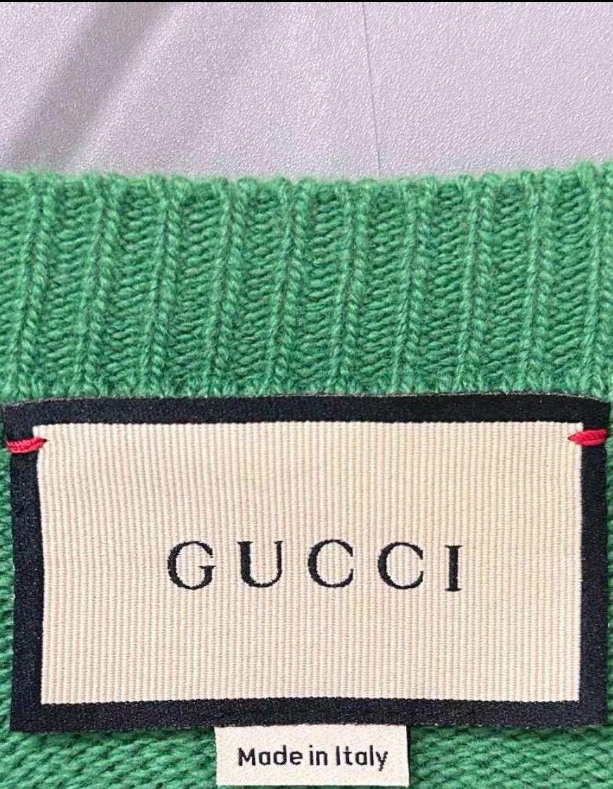 Gucci Gucci Green Cardigan Medium Size US M / EU 48-50 / 2 - 3 Thumbnail