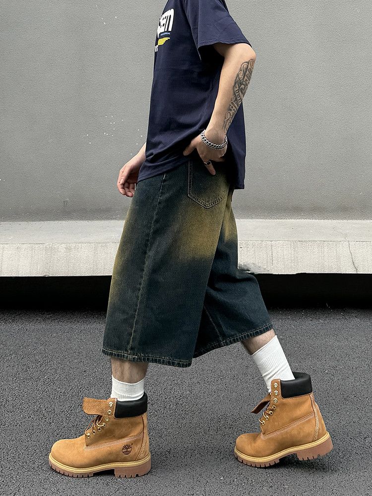 Jean Baggy Denim Shorts Size US 32 / EU 48 - 3 Thumbnail