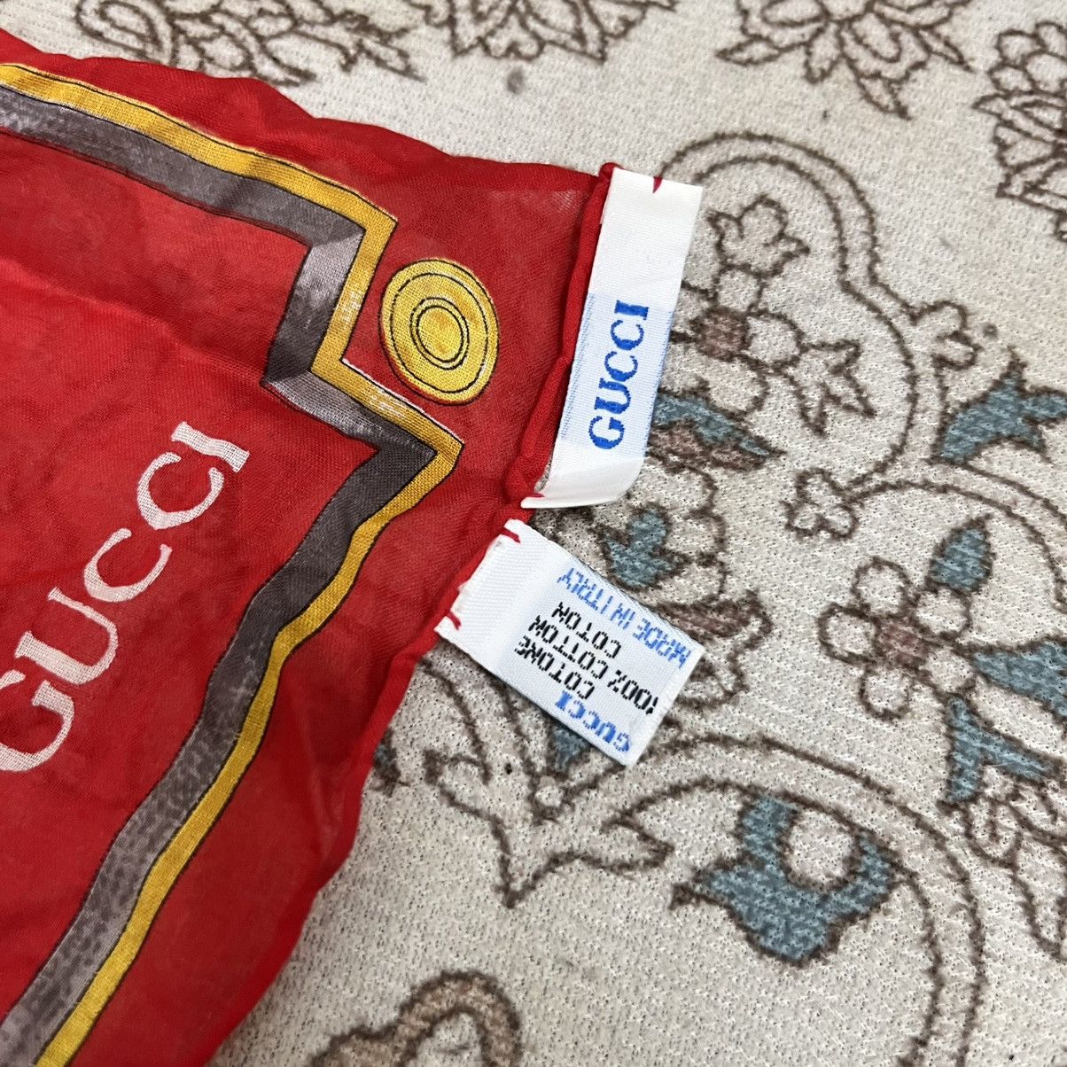 Gucci Vintage Gucci Scarf Equestrian Design With Horse Bridles Size ONE SIZE - 2 Thumbnail