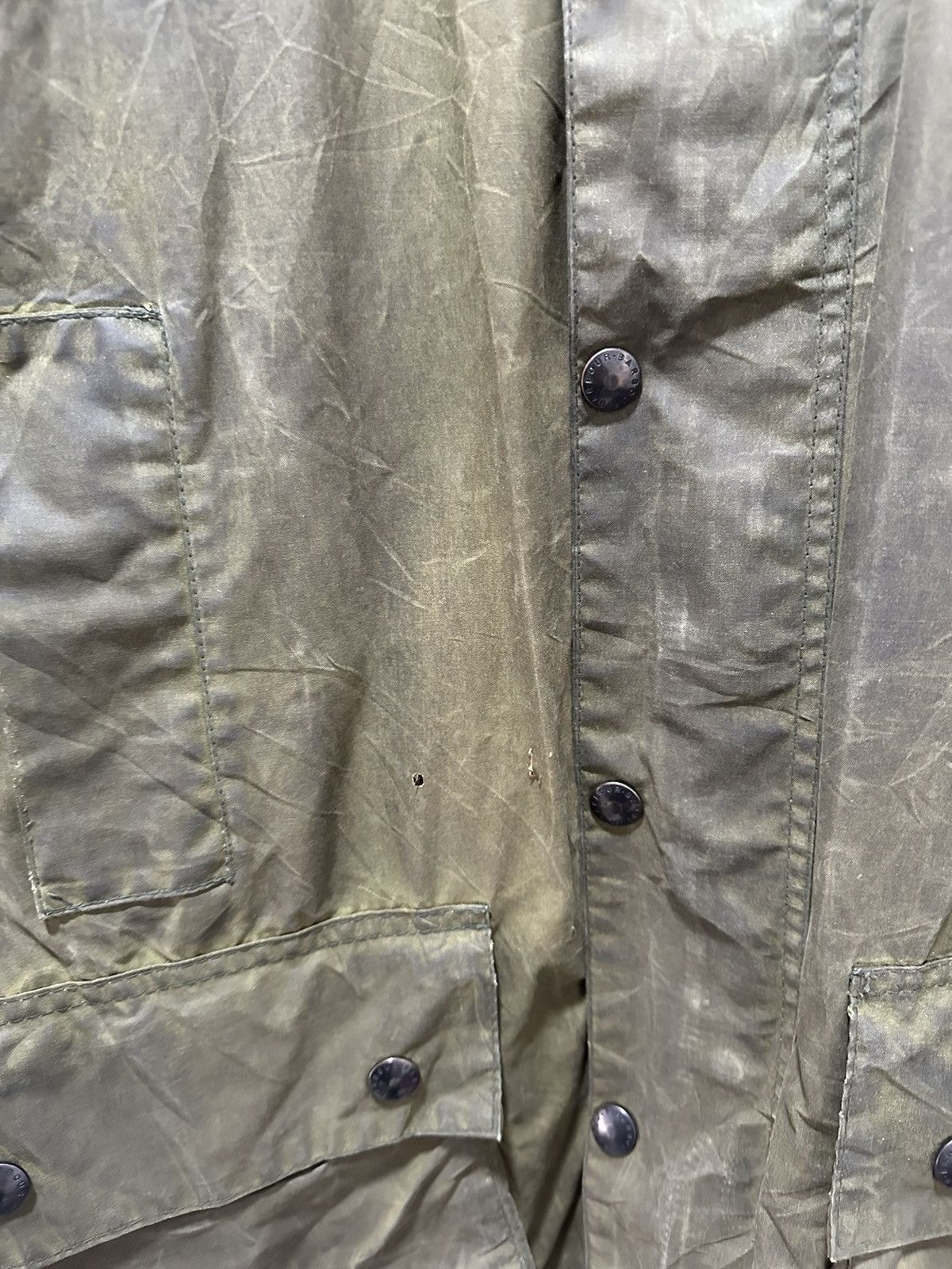 Barbour Barbour Border Cotton Waxed Jacket Hunting Jacket Size US L / EU 52-54 / 3 - 7 Thumbnail