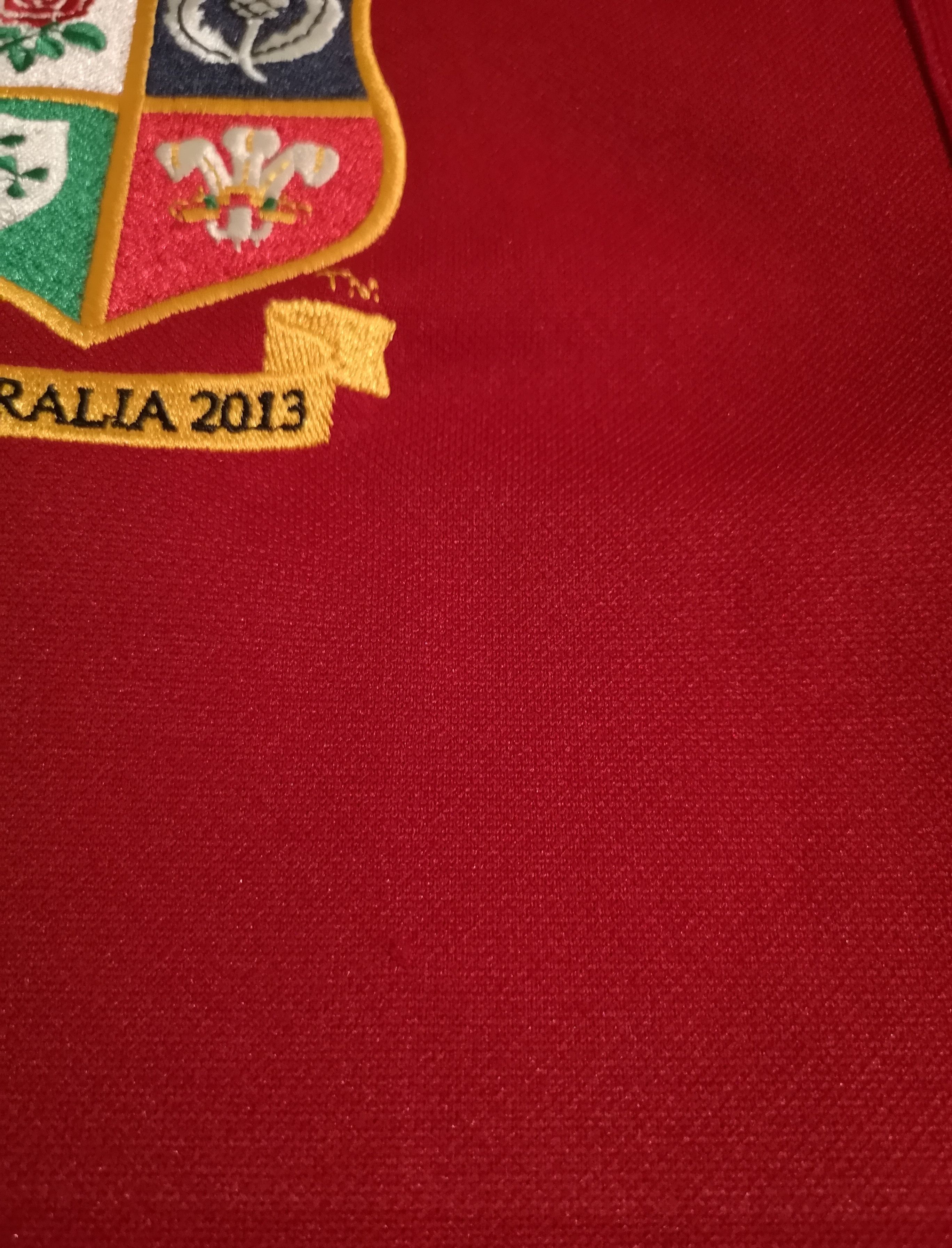 Adidas Shirt British Irish Lions 2013 Rugby Union 125' Retro Size US L / EU 52-54 / 3 - 10 Thumbnail