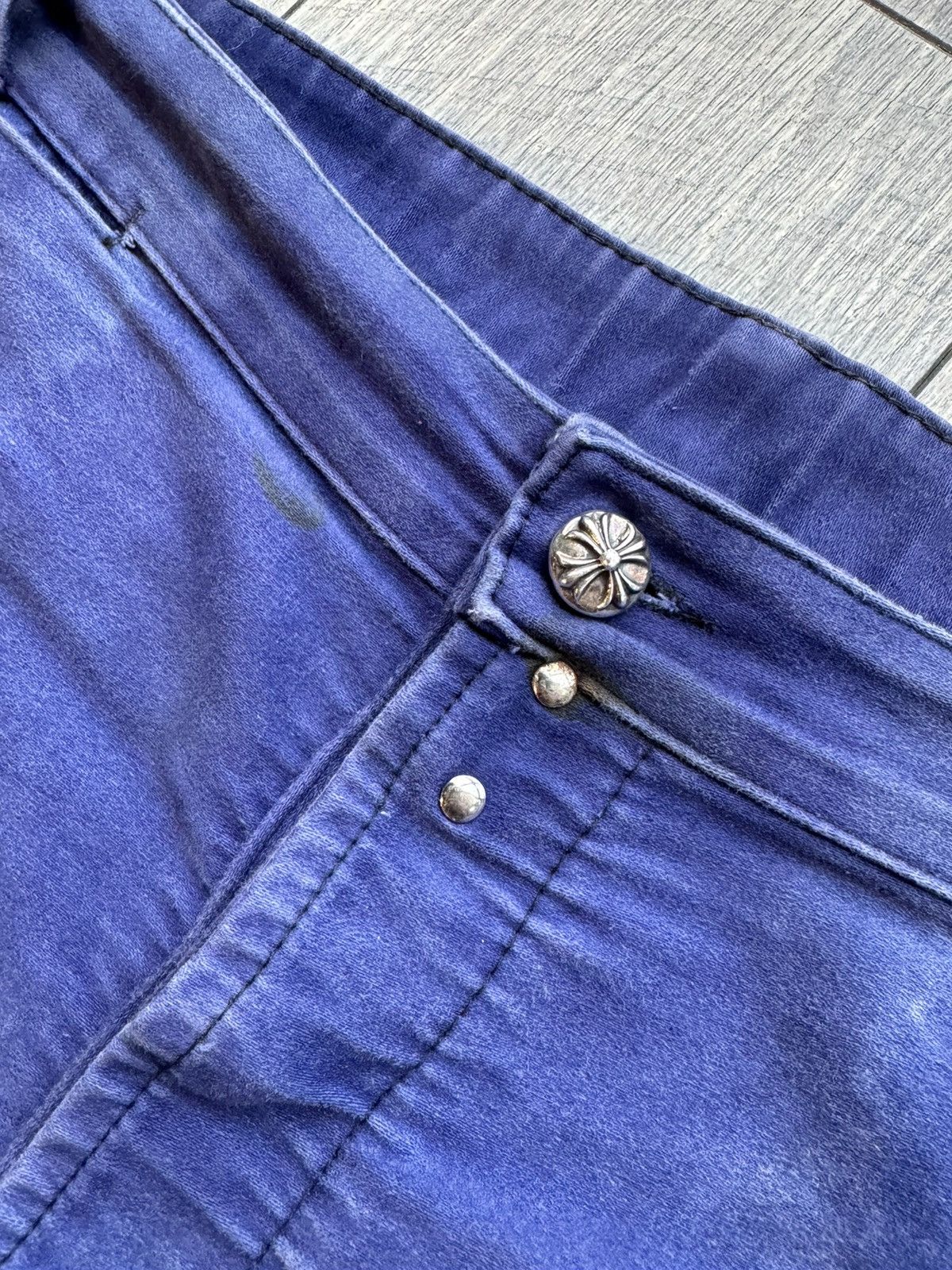 Chrome Hearts Chrome Hearts 30’s French Blue Work Pants - 34 Size US 34 / EU 50 - 11 Thumbnail