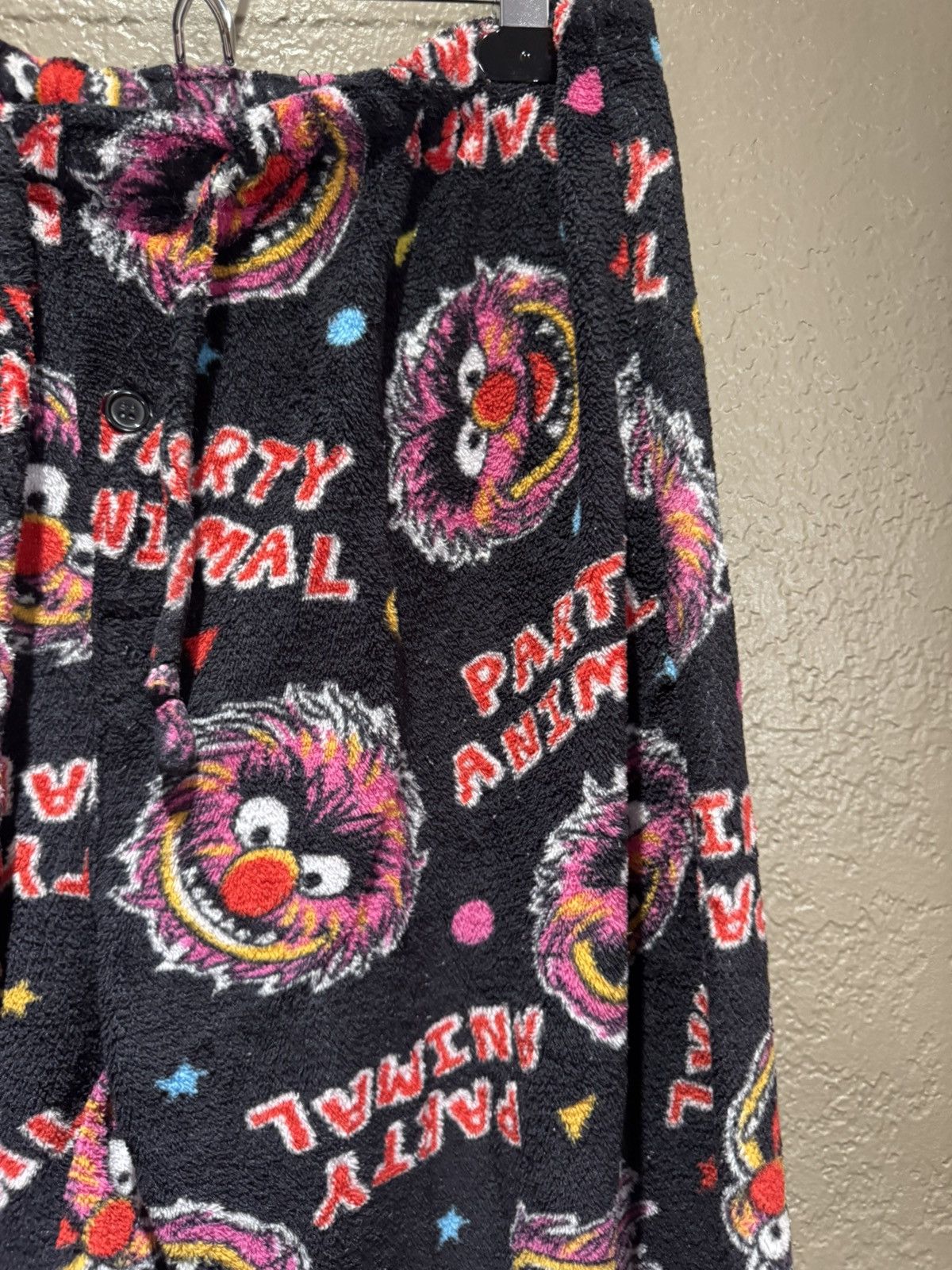 Other Muppets Party Animal Pajama Pants Black and Red Size US 30 / EU 46 - 3 Thumbnail