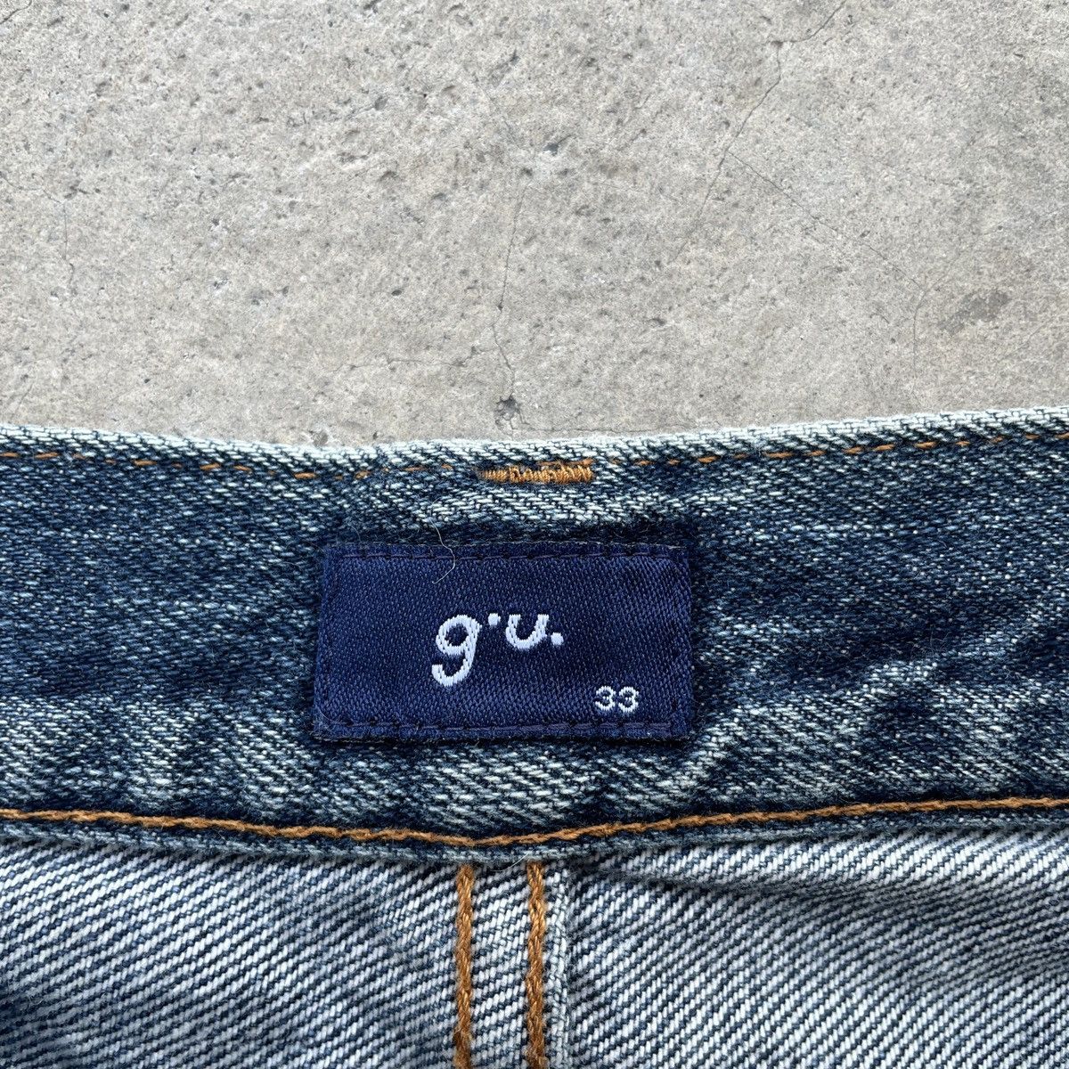 Japanese Brand W33💥 Japanese Brand Gu Distressed Jeans Denim Pants Faded Size US 33 - 6 Thumbnail