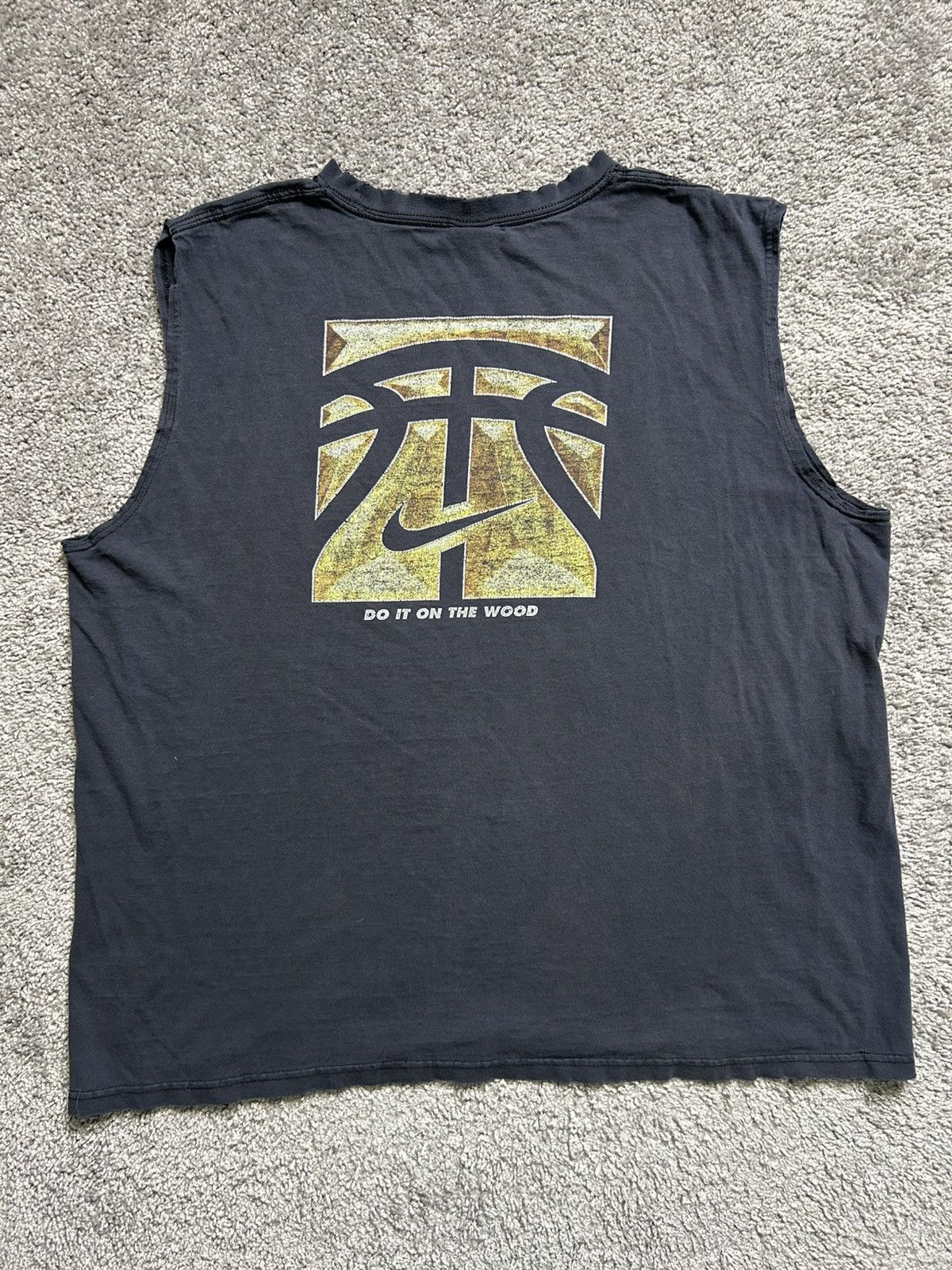 Nike Vintage Y2K Nike Baller 4 Life Muscle Thrashed Tee Muscle Size US XL / EU 56 / 4 - 6 Thumbnail