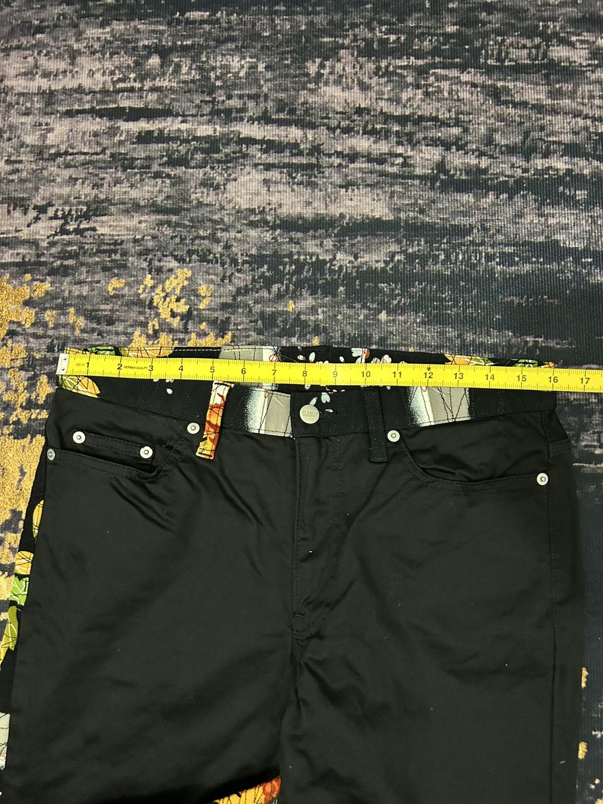 Japanese Brand Japanese Brand Glamdy Flower Motive Restructure Flare Pants Size US 32 / EU 48 - 13 Thumbnail