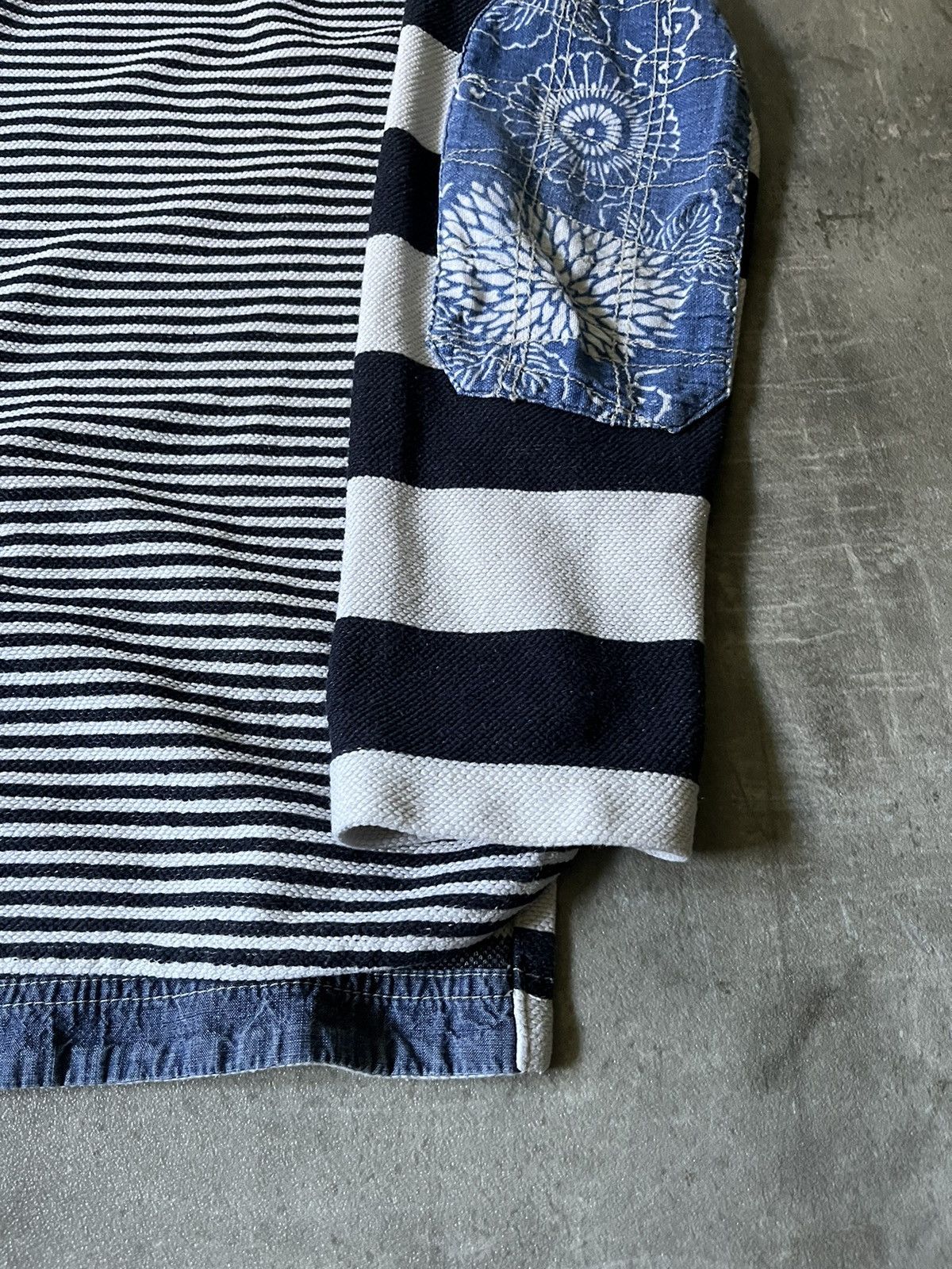 Comme des Garcons Comme des Garcons Junya Watanabe striped sweatshirt rare Size US L / EU 52-54 / 3 - 4 Thumbnail