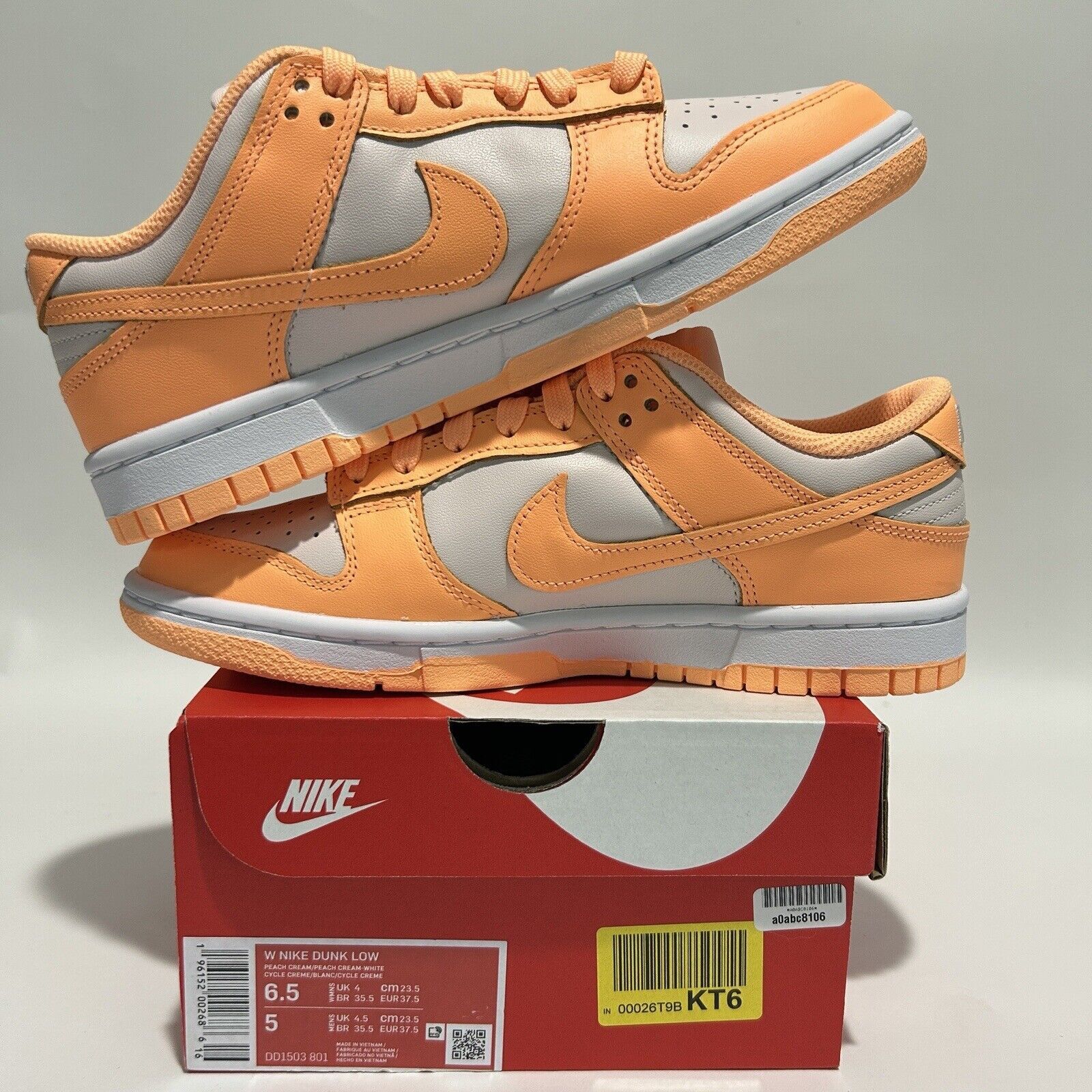 Nike Nike Shoes Dunk Low WMNS “Peaches & Cream” 2024 Size US 6.5 / IT 36.5 - 3 Thumbnail