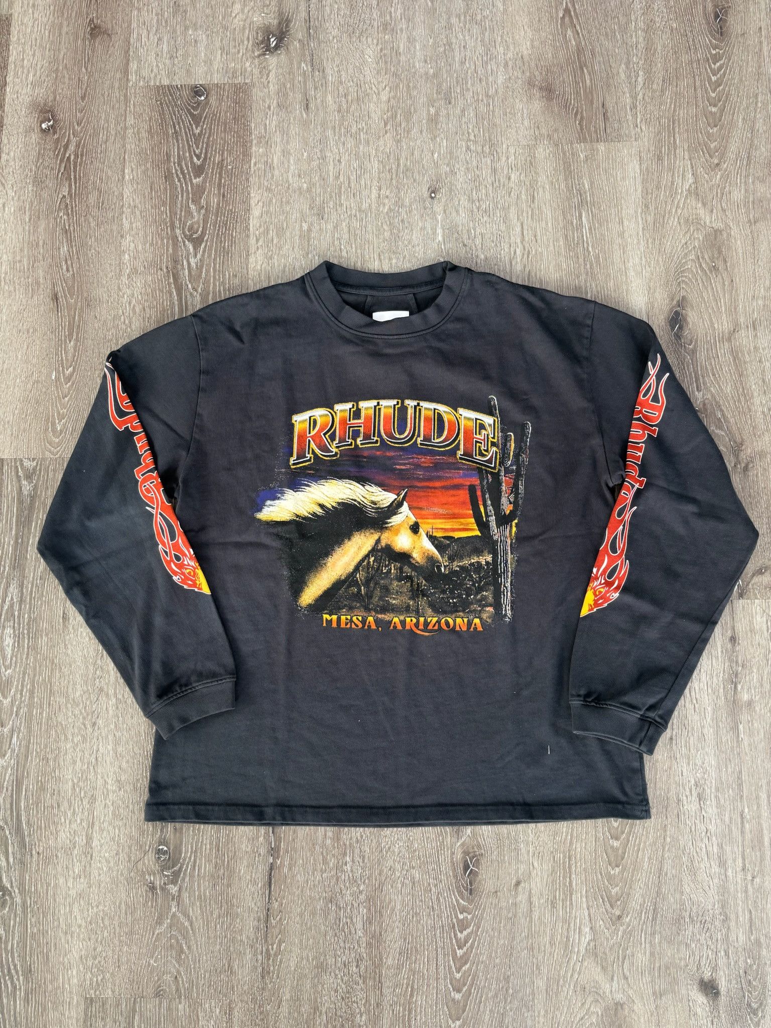 Rhude Rhude "Mesa Stallion" Long Sleeve T-Shirt Size US M / EU 48-50 / 2 - 1 Thumbnail