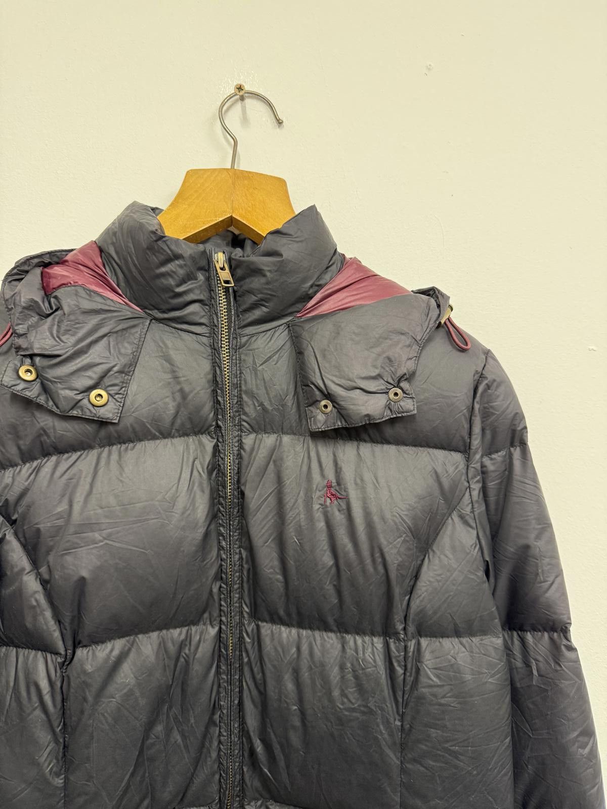 Jack Wills Jack Wills Black Quilted Puffer Coat with Hood Size S / US 4 / IT 40 - 3 Thumbnail